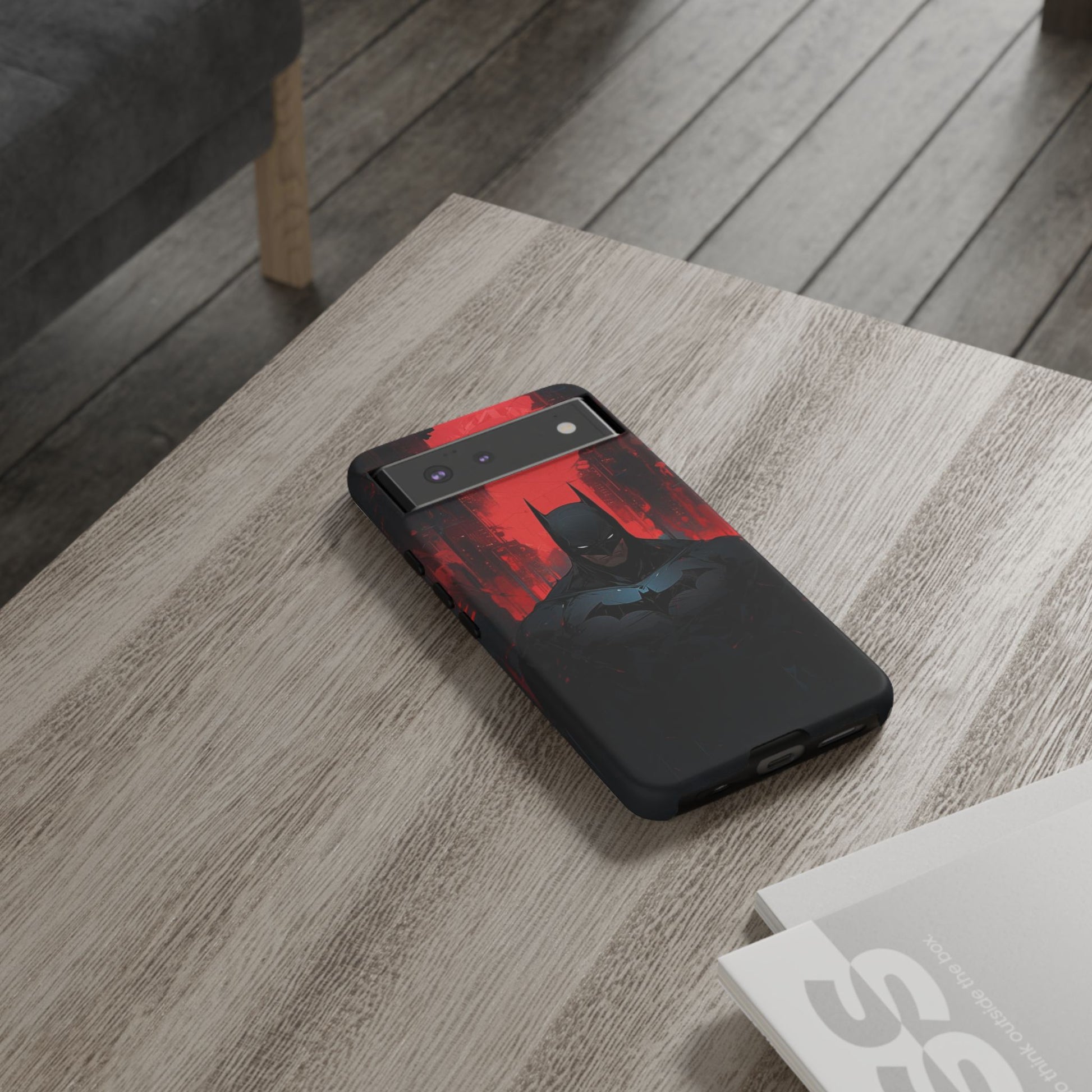 The Dark Knight Batman Tough Cases for iPhones, Samsung, and Pixel