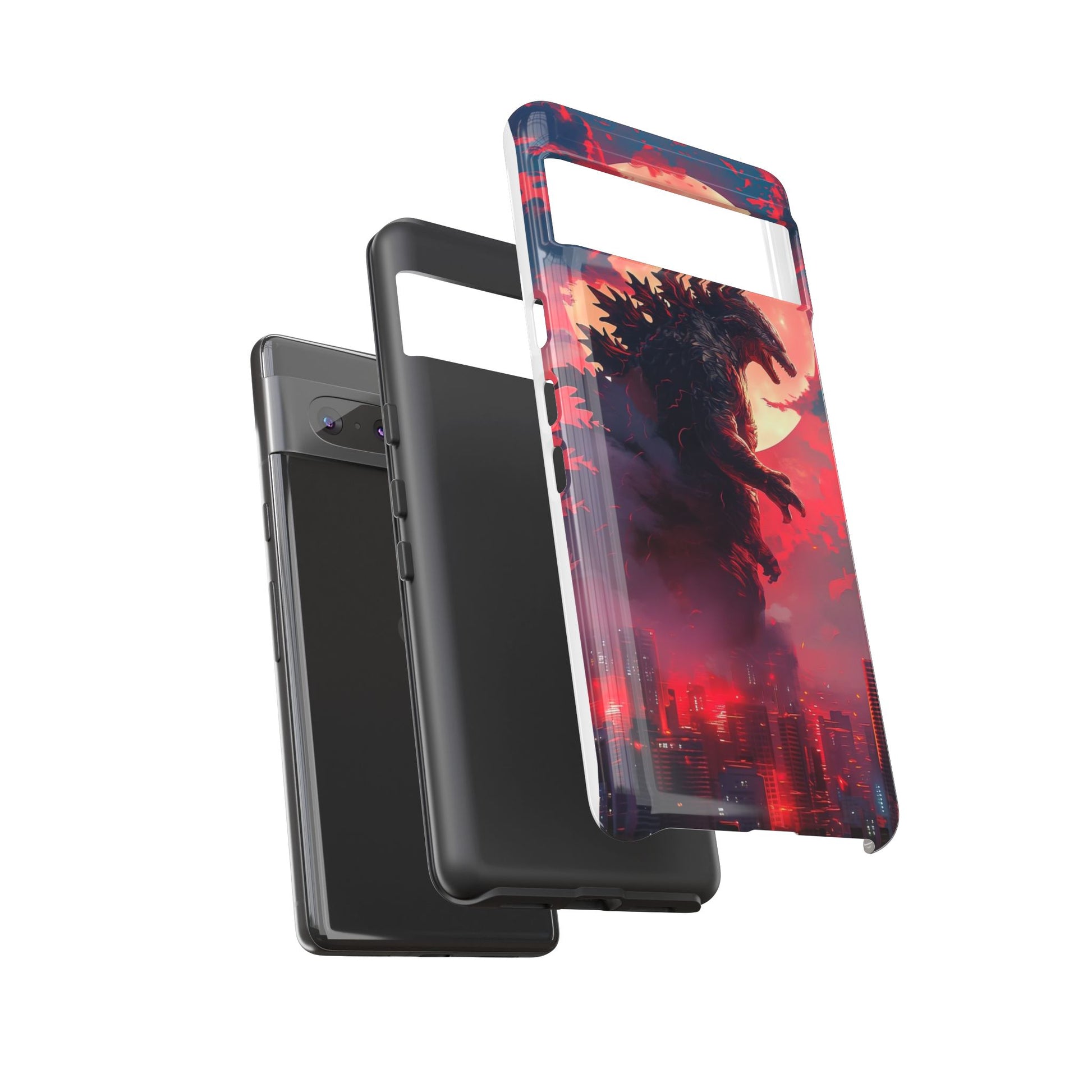 King of Monsters Godzilla Tough Phone Cases for iPhones, Samsung, and Pixel