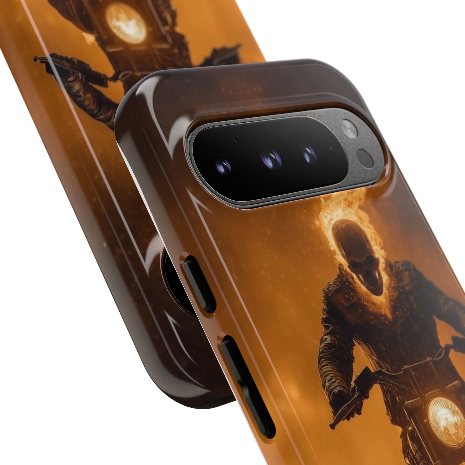 Marvel's Ghostrider Tough Cases for iPhones, Samsung, and Pixel