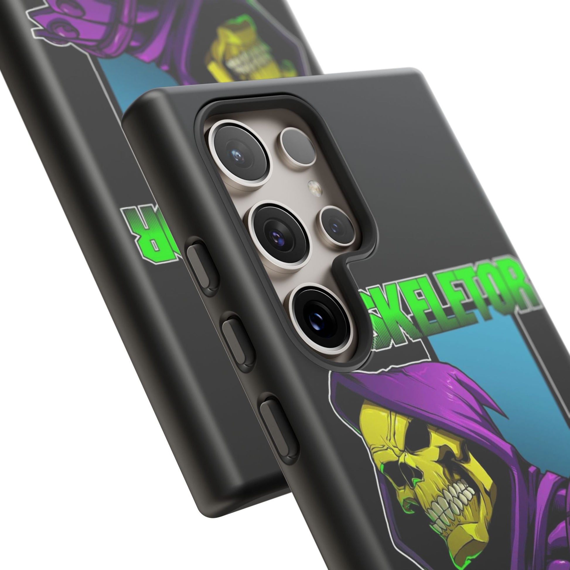 Skeletor Tough Cases for iPhones, Samsung, and Pixel