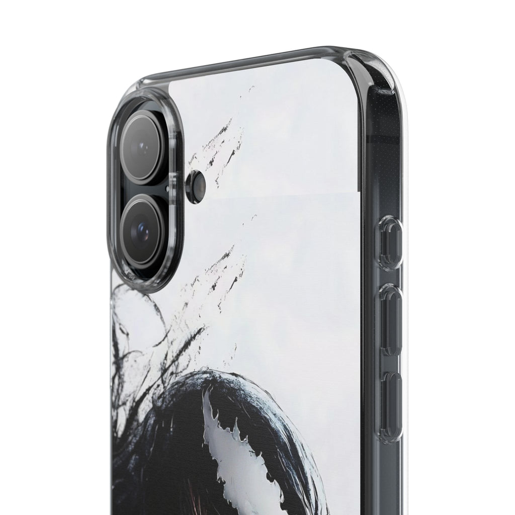 Phone Case, Venom Villain Comic Book Themed Clear Case for Select Phones,