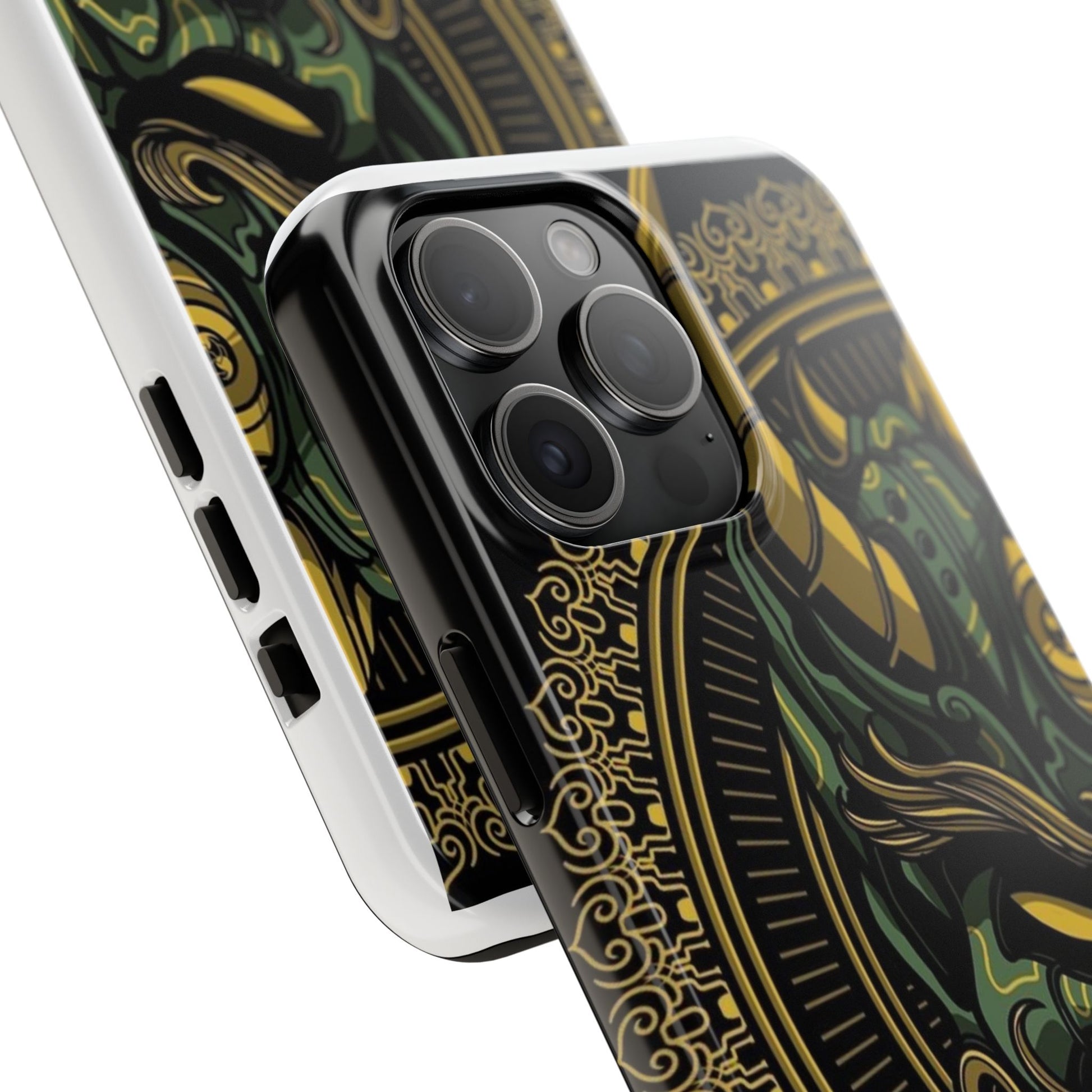 Kabuki Mask Theme Phone Cases for Iphones & Samsung Durable
