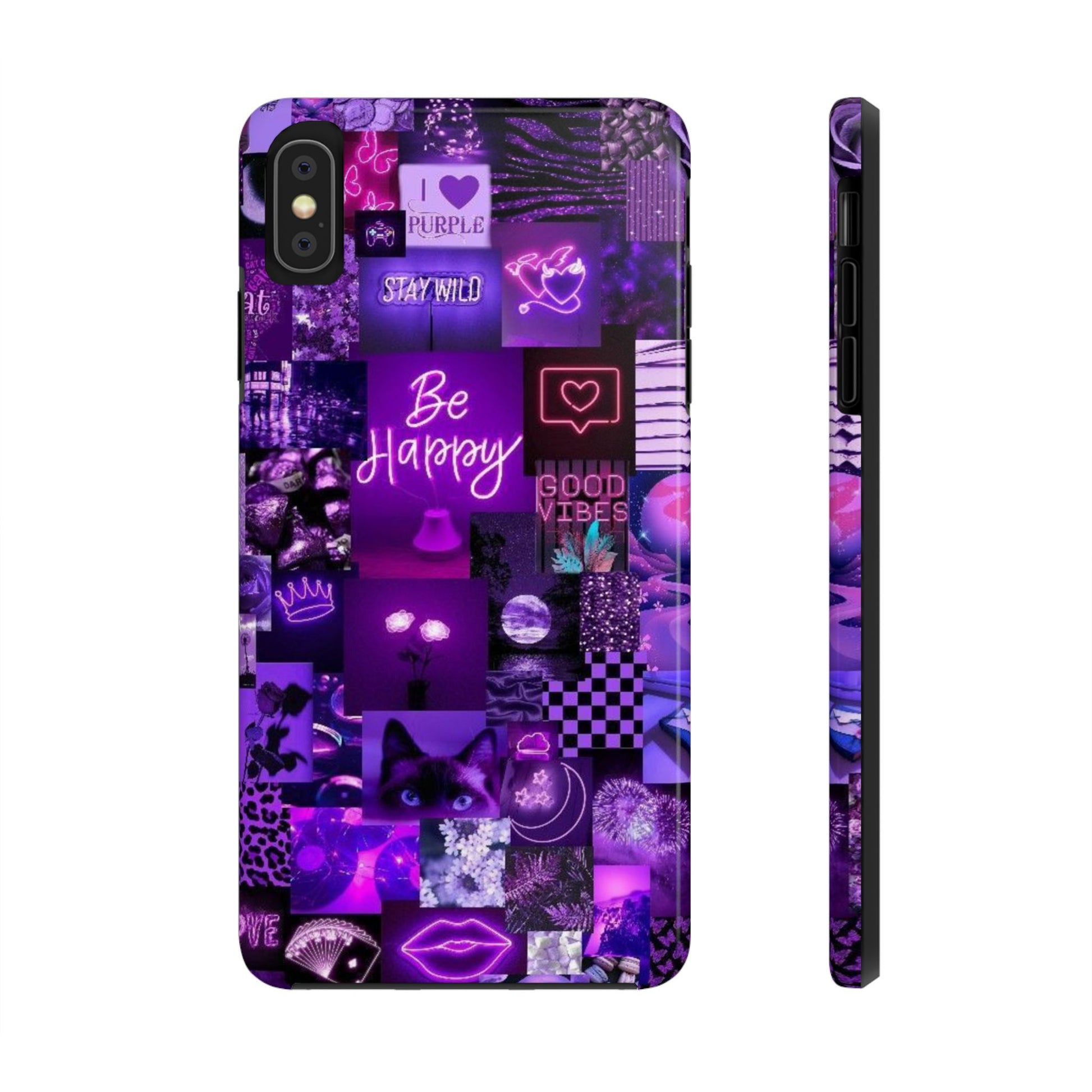 Be Happy Themed Tough Phone Cases for Iphones & Samsung Phones