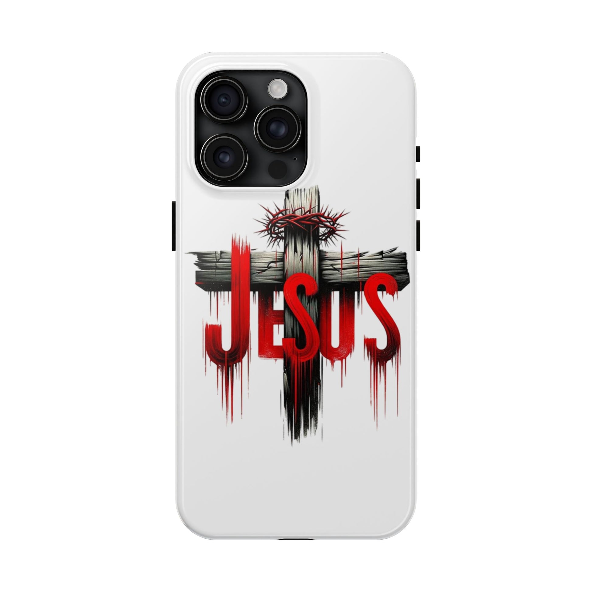 Jesus Cross and Crown Christian Theme Phone Cases for iPhones & Samsung Phones