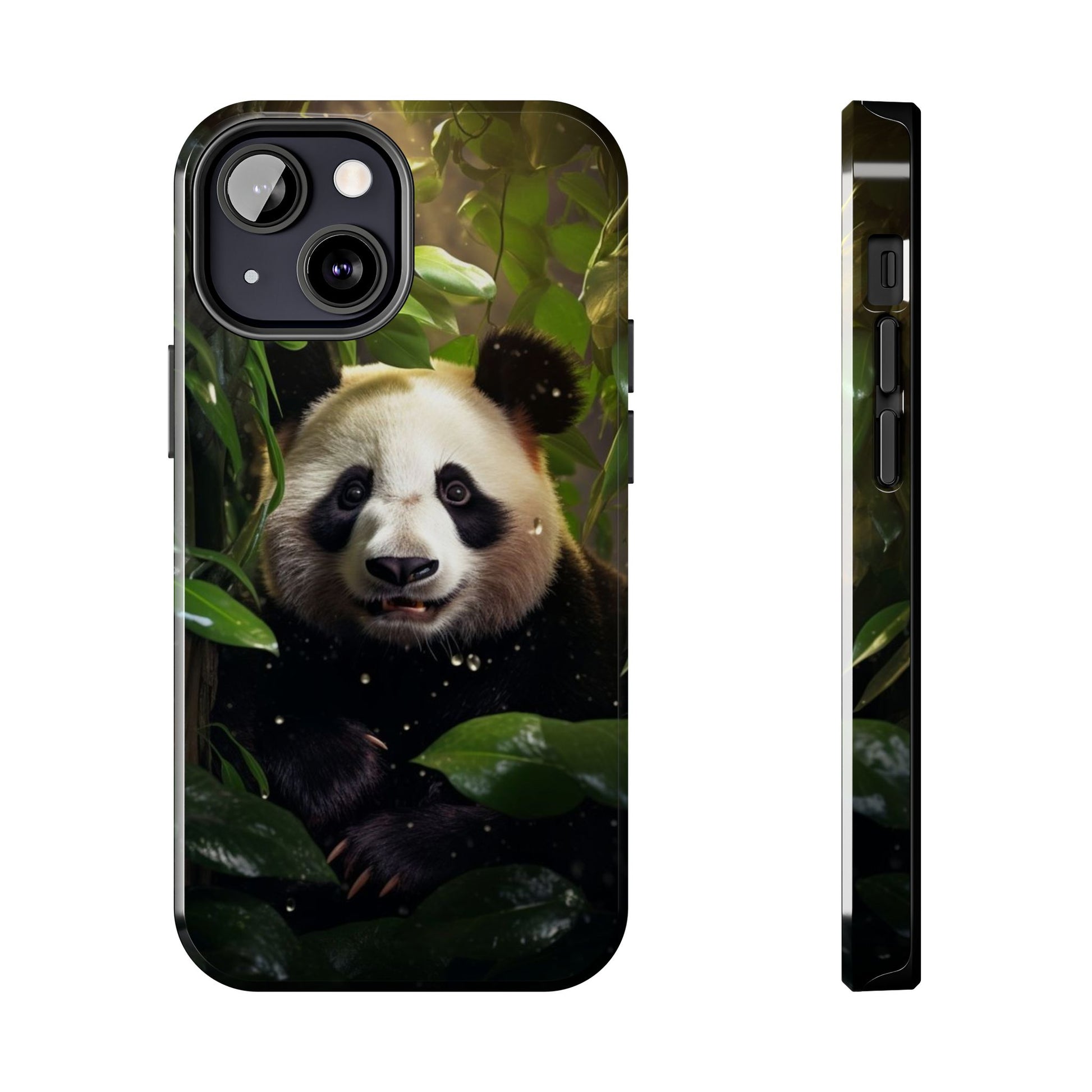 Smiling Panda Theme Phone Cases for iPhones & Samsung Phones