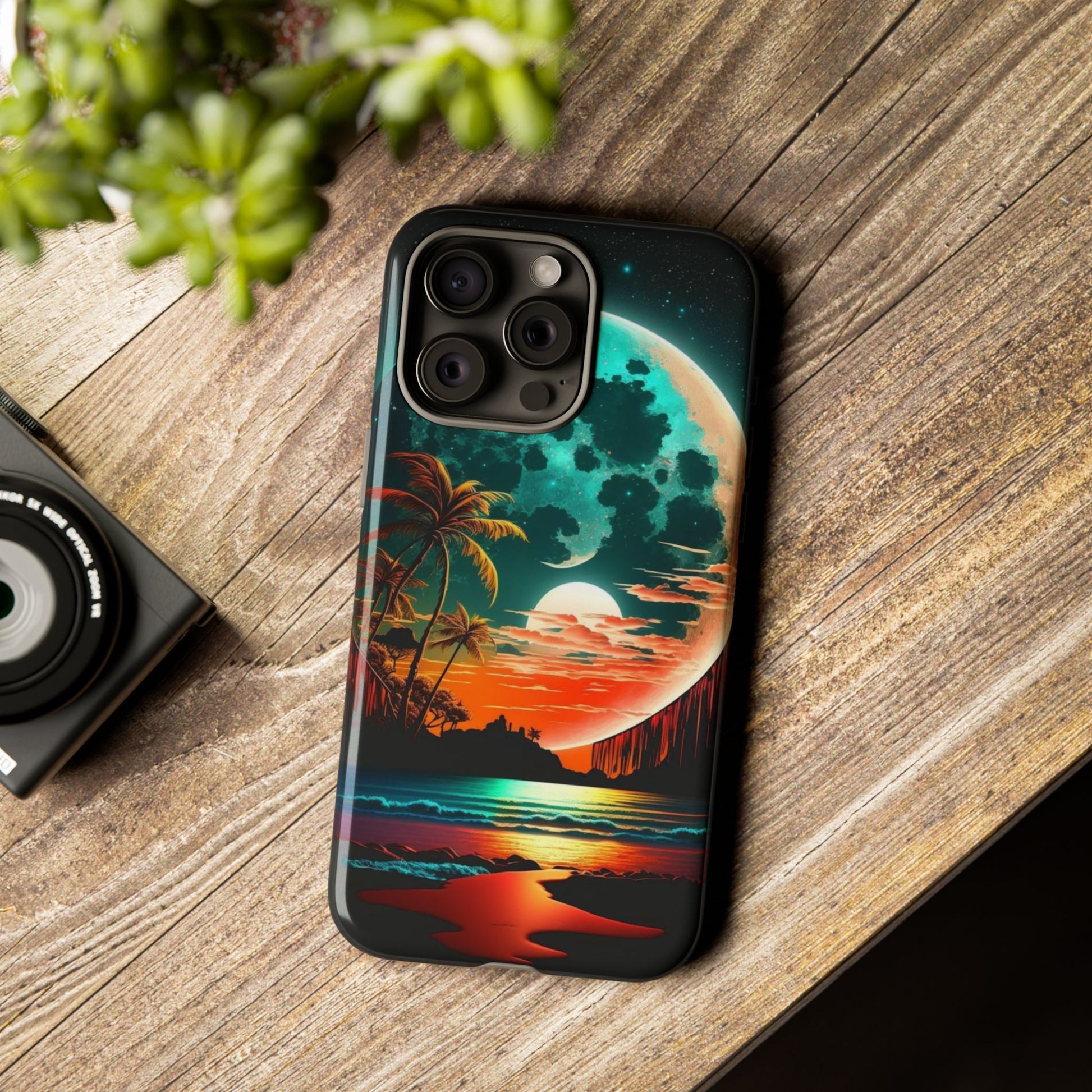Fantasy Beach Sunset Landscape Phone Case for iPhone, Samsung Galaxy, & Pixel Phones