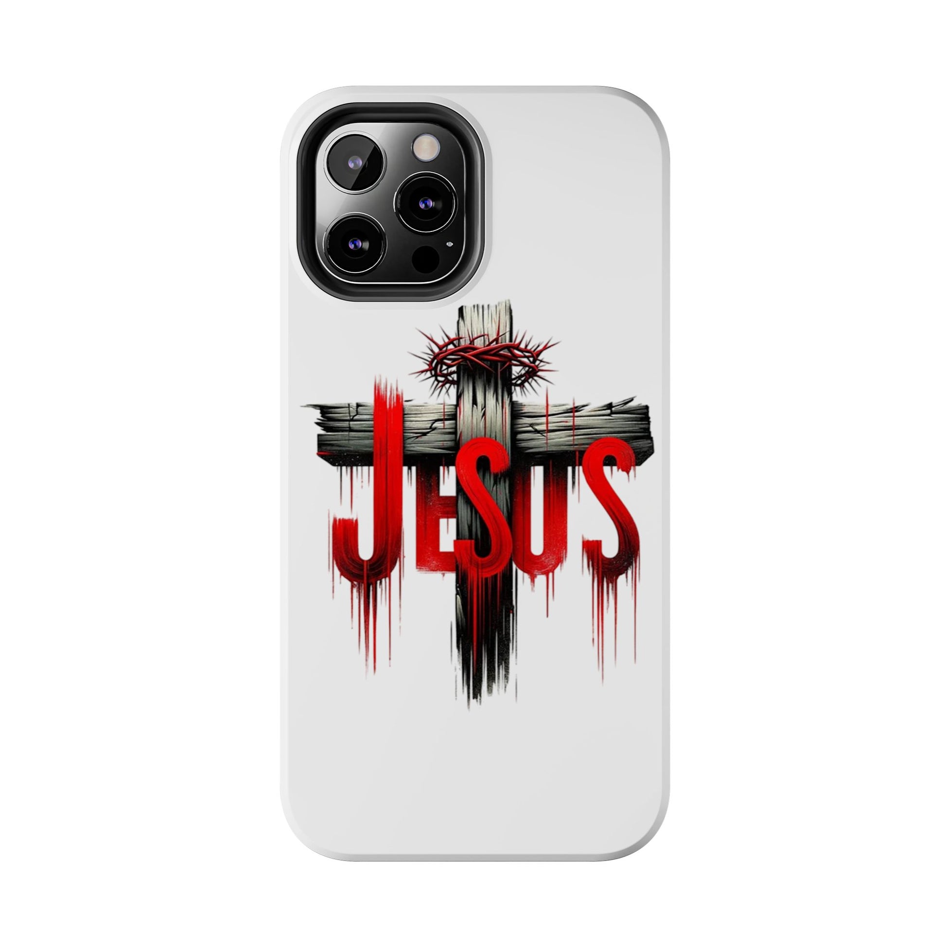 Jesus Cross and Crown Christian Theme Phone Cases for iPhones & Samsung Phones