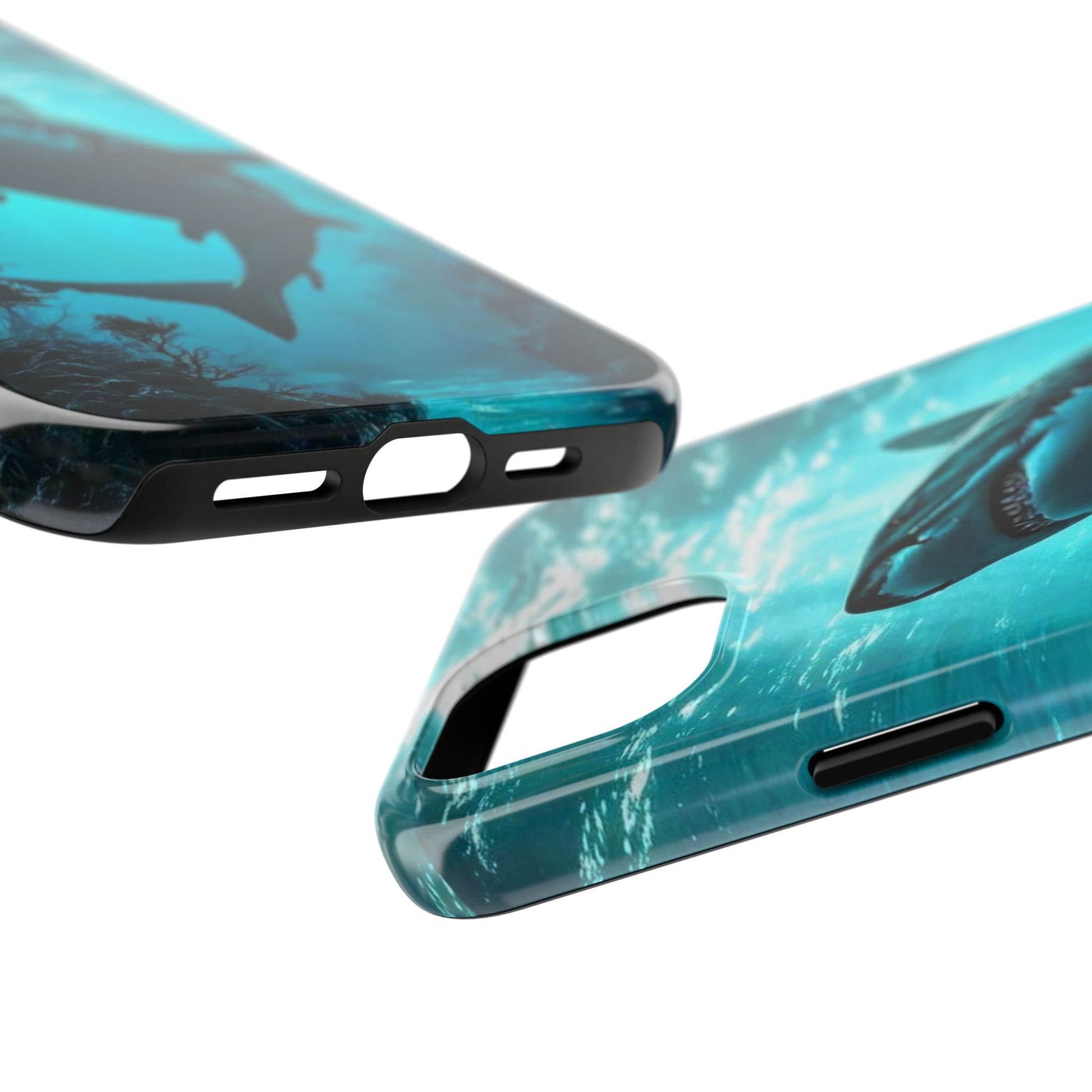Killer Shark Theme Phone Cases for iPhones & Samsung Phones