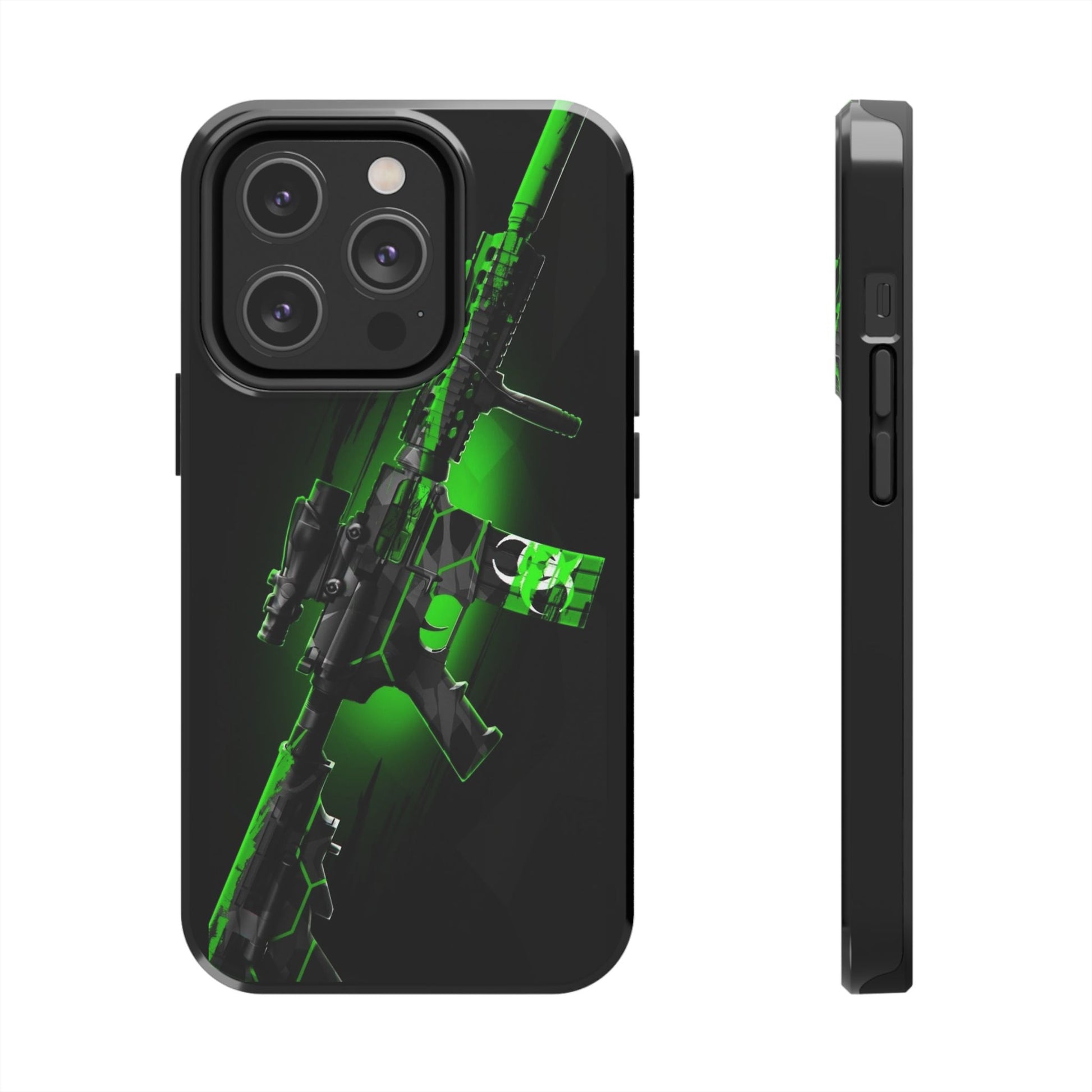 Biohazard Themed AR-15 Phone Cases for Iphones & Samsung Phones