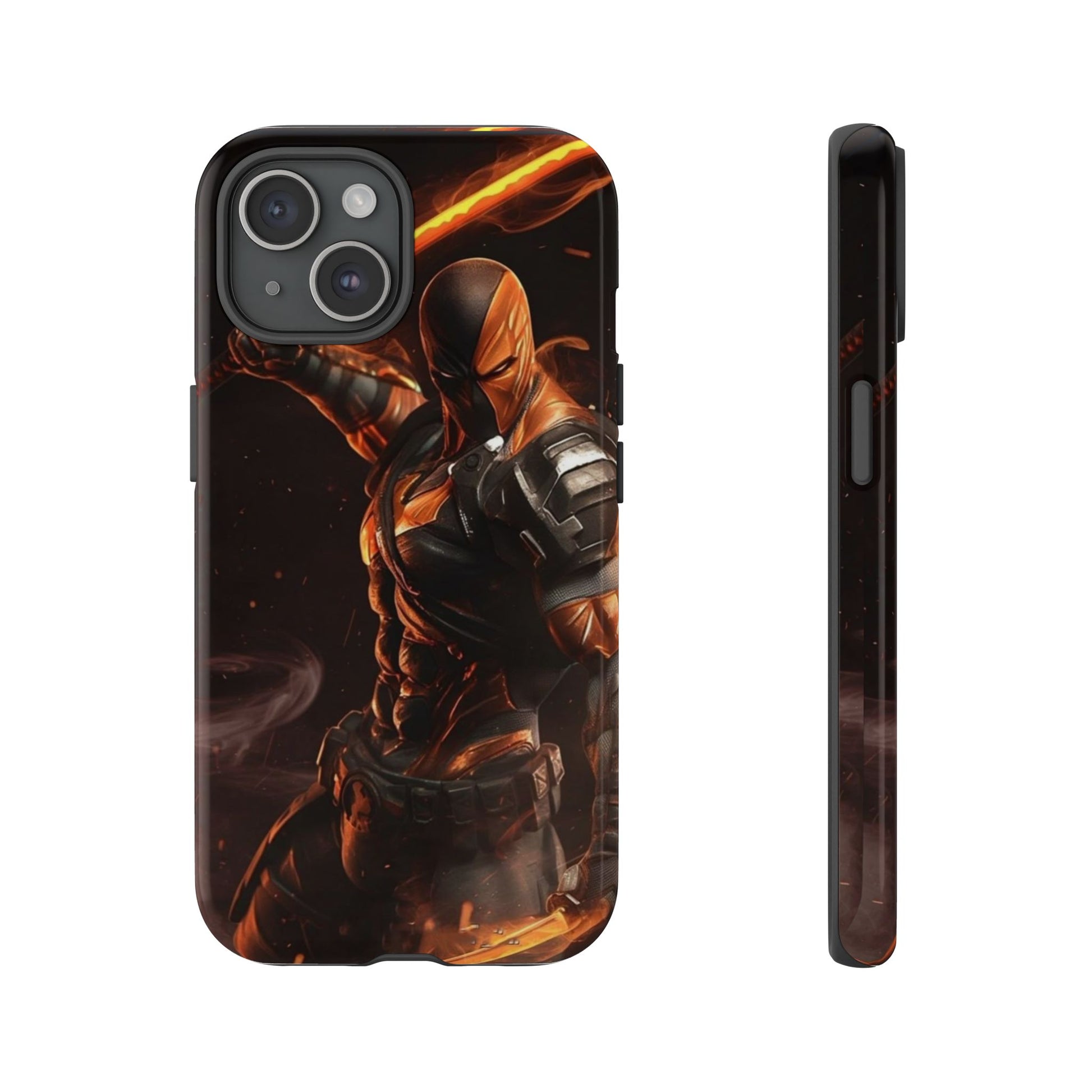 DC Comics Death Stroke Tough Cases for iPhones, Samsung, and Pixel