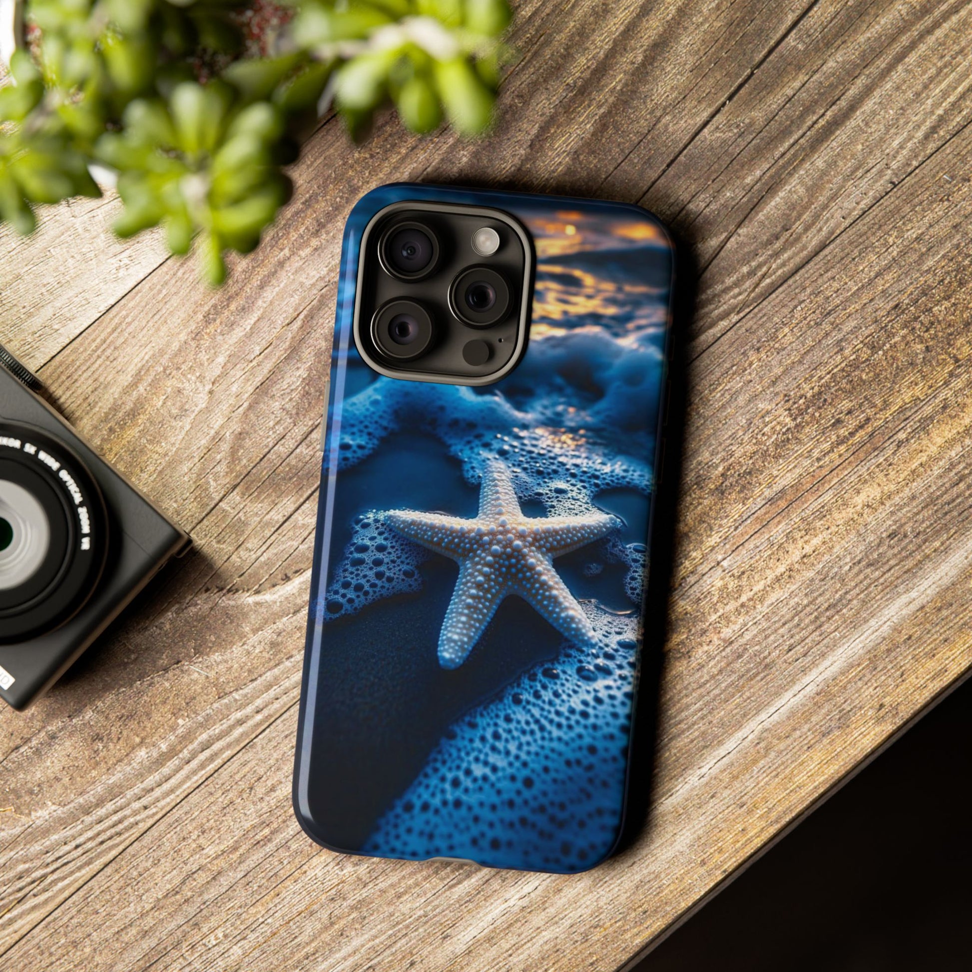 Starfish Beach Tough Cases for iPhones, Samsung, and Pixel