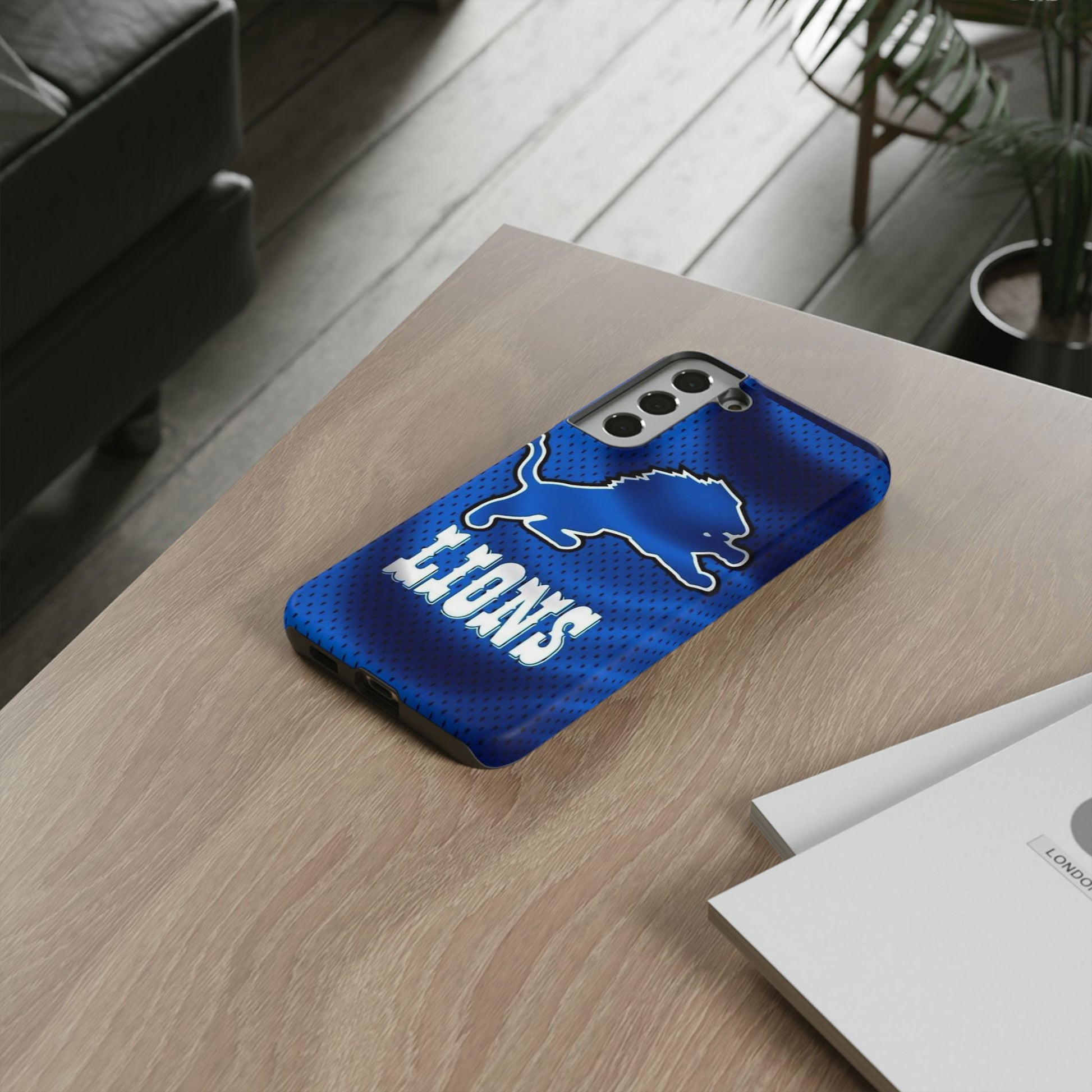 Detroit Lions Football Jersey Phone Case, Tough Cases for iPhones, Samsung, and Pixel