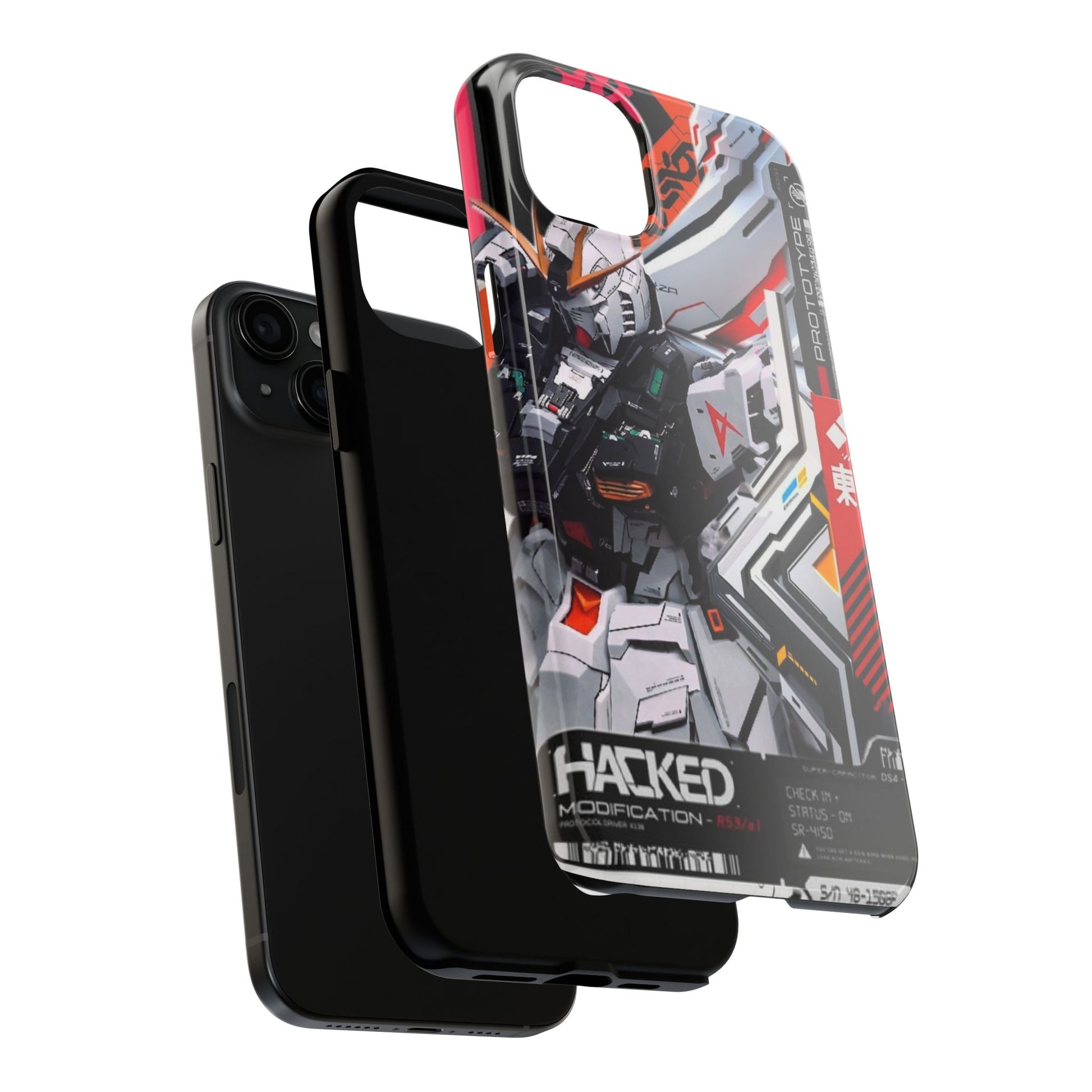 Anime Mecha Warrior Phone Case for iPhone & Samsung Galaxy Phones