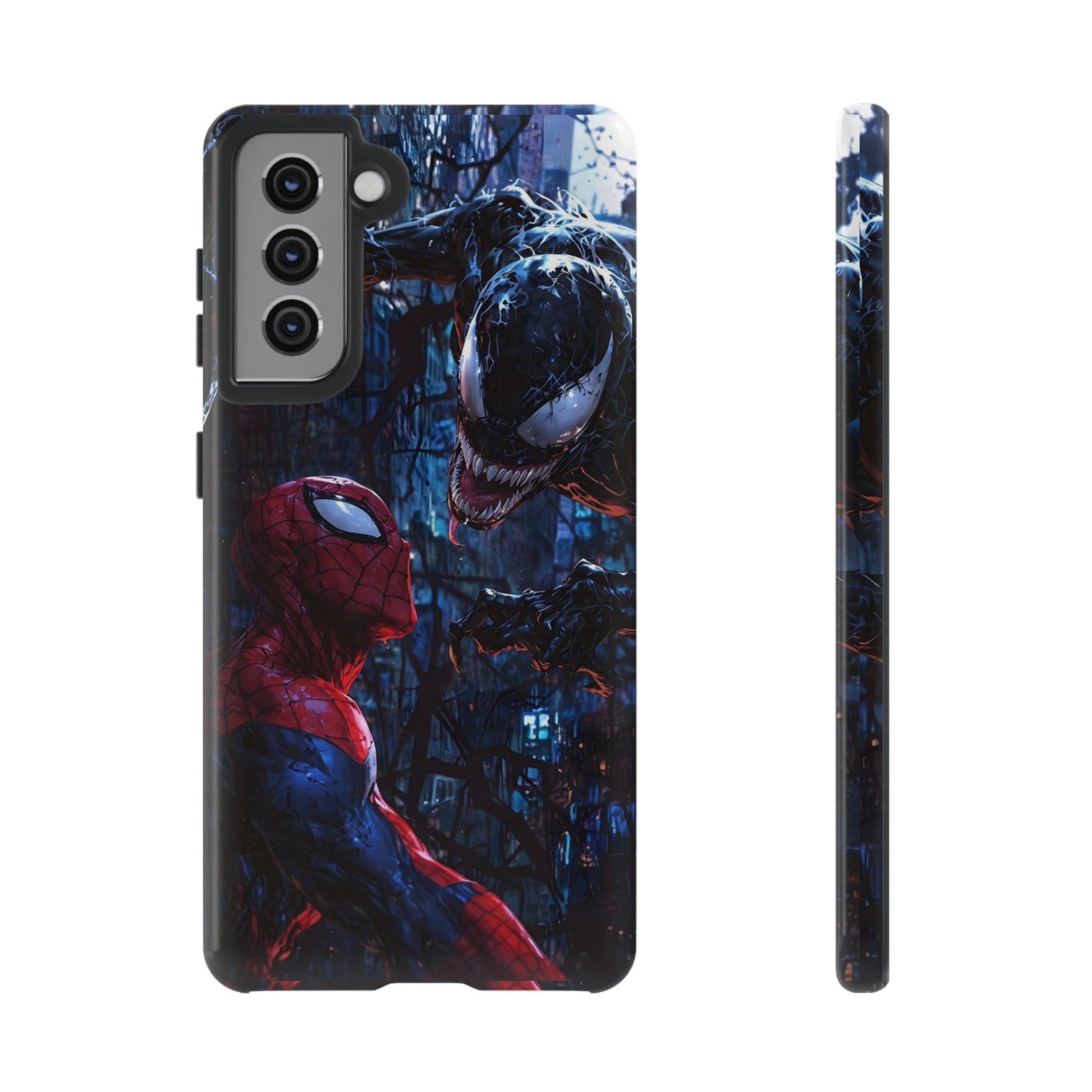 Venom x Spiderman Phone Case, Tough Cases for iPhones, Samsung, and Pixel