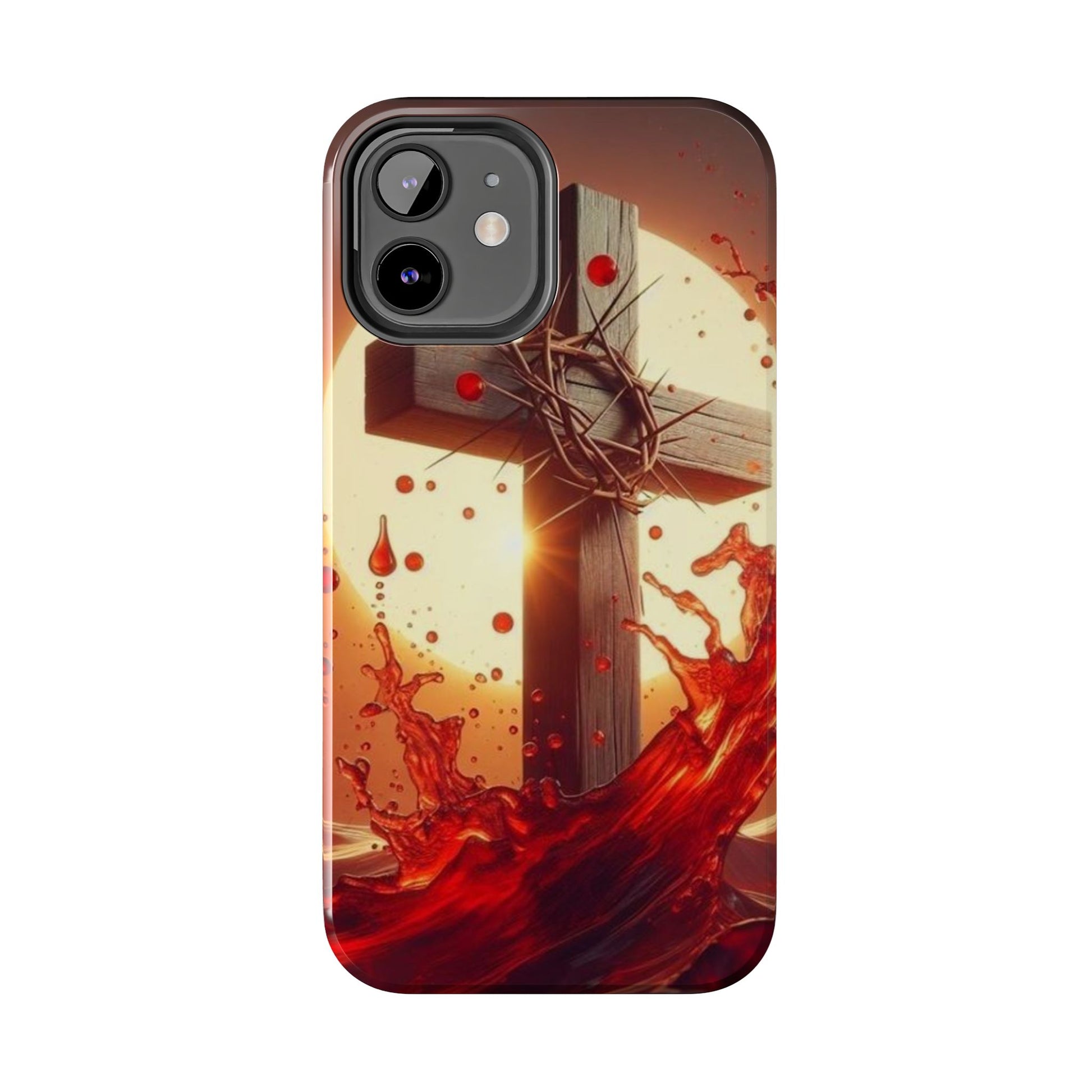 Blood of Christ Christian Theme Phone Cases for iPhones & Samsung Phones