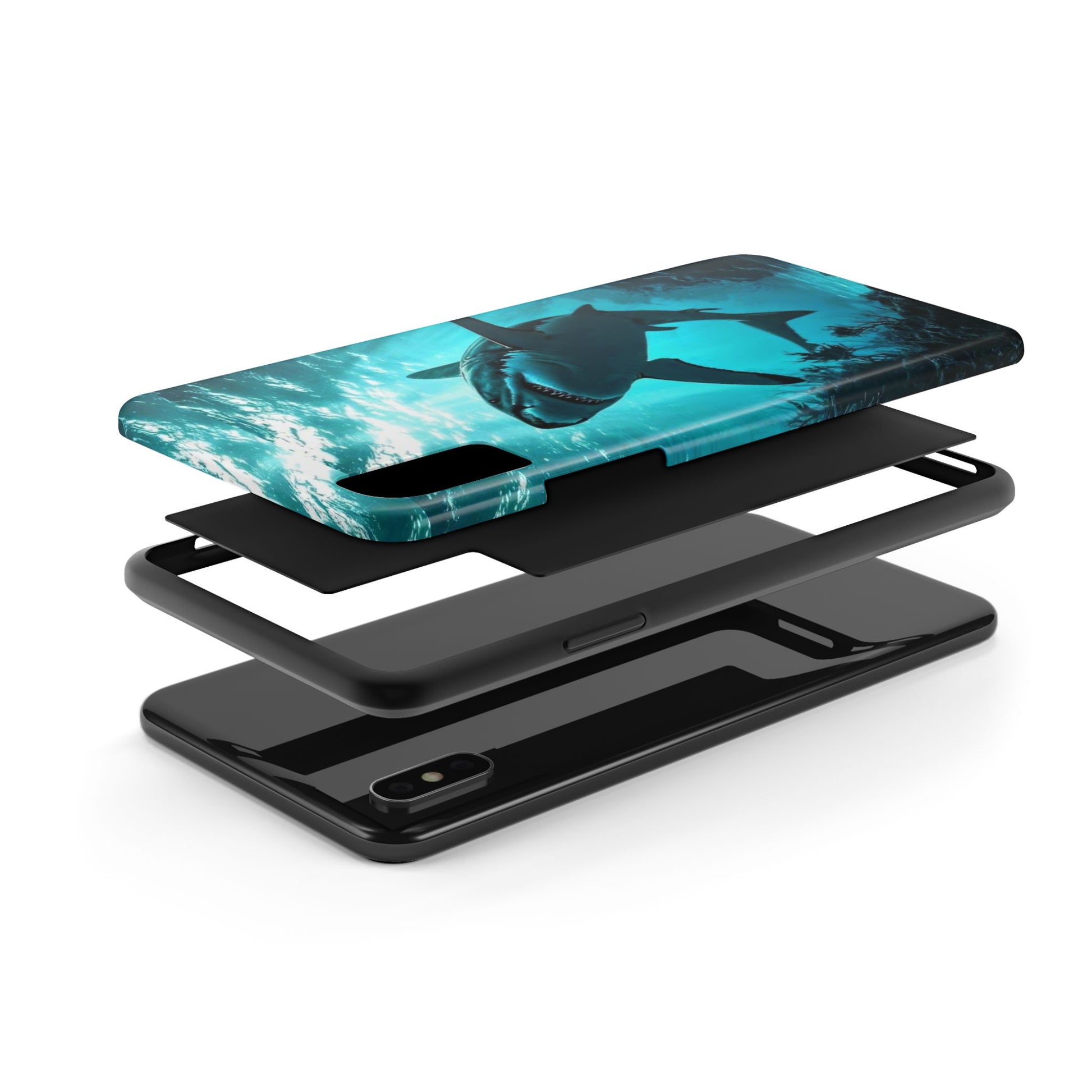 Killer Shark Theme Phone Cases for iPhones & Samsung Phones