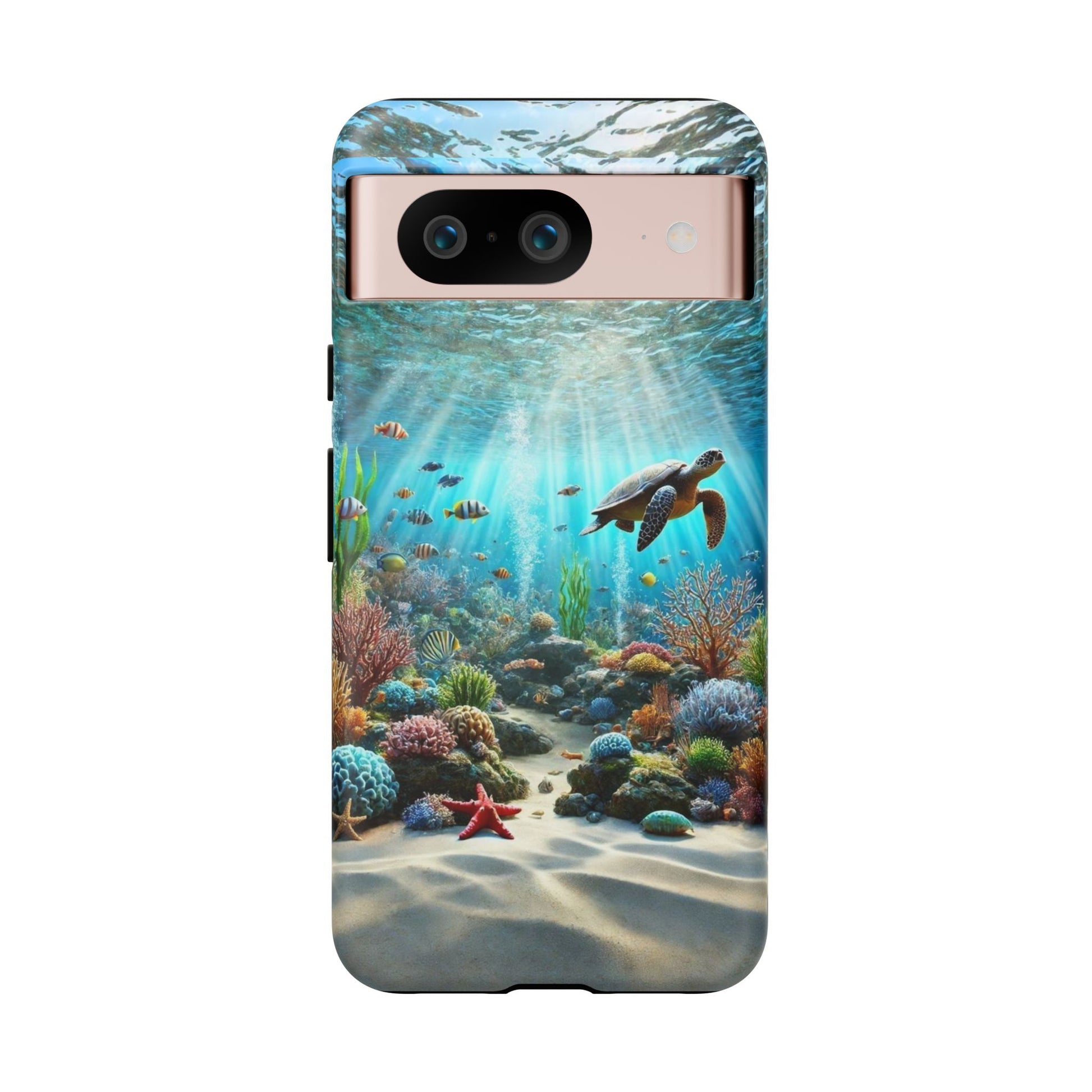 Under Sea Landscape Tough Cases for iPhones, Samsung, and Pixel