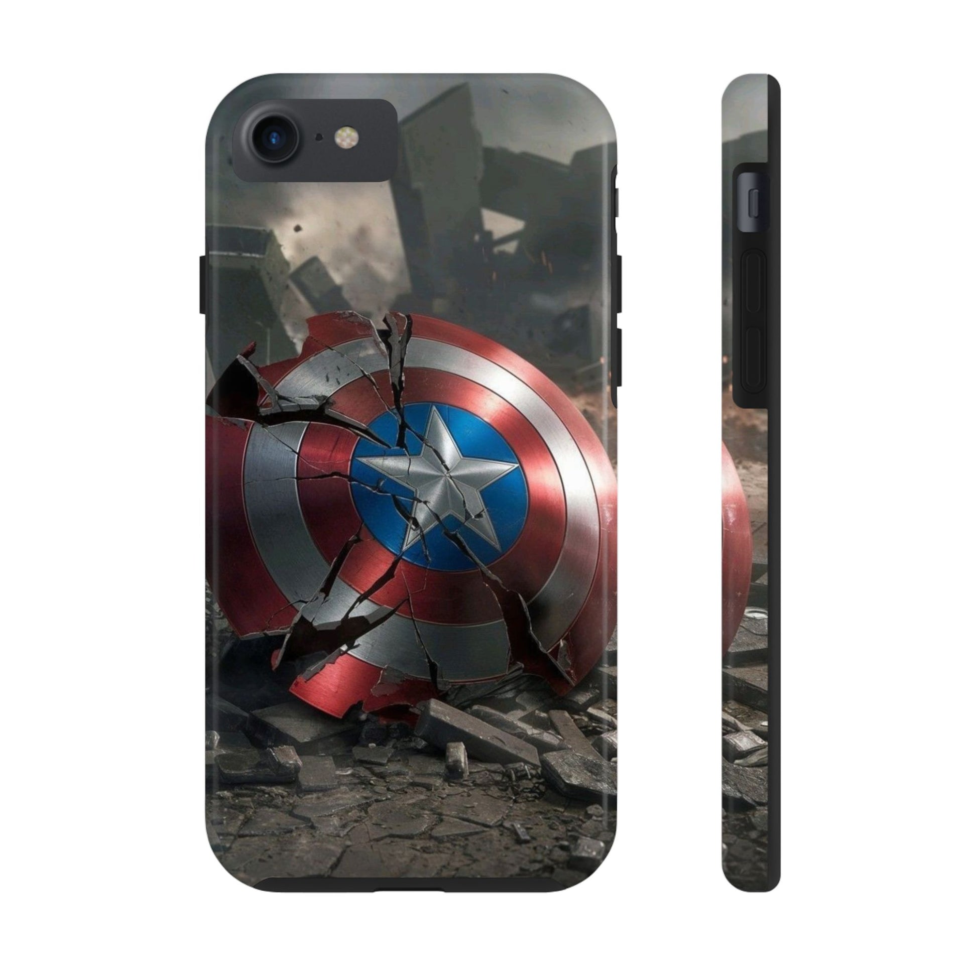 Capt. America Shield Tough Phone Cases for Iphones & Samsung Phones Durable