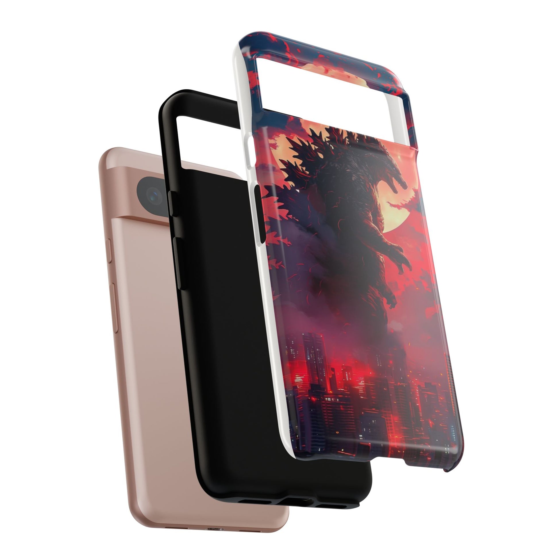 King of Monsters Godzilla Tough Phone Cases for iPhones, Samsung, and Pixel