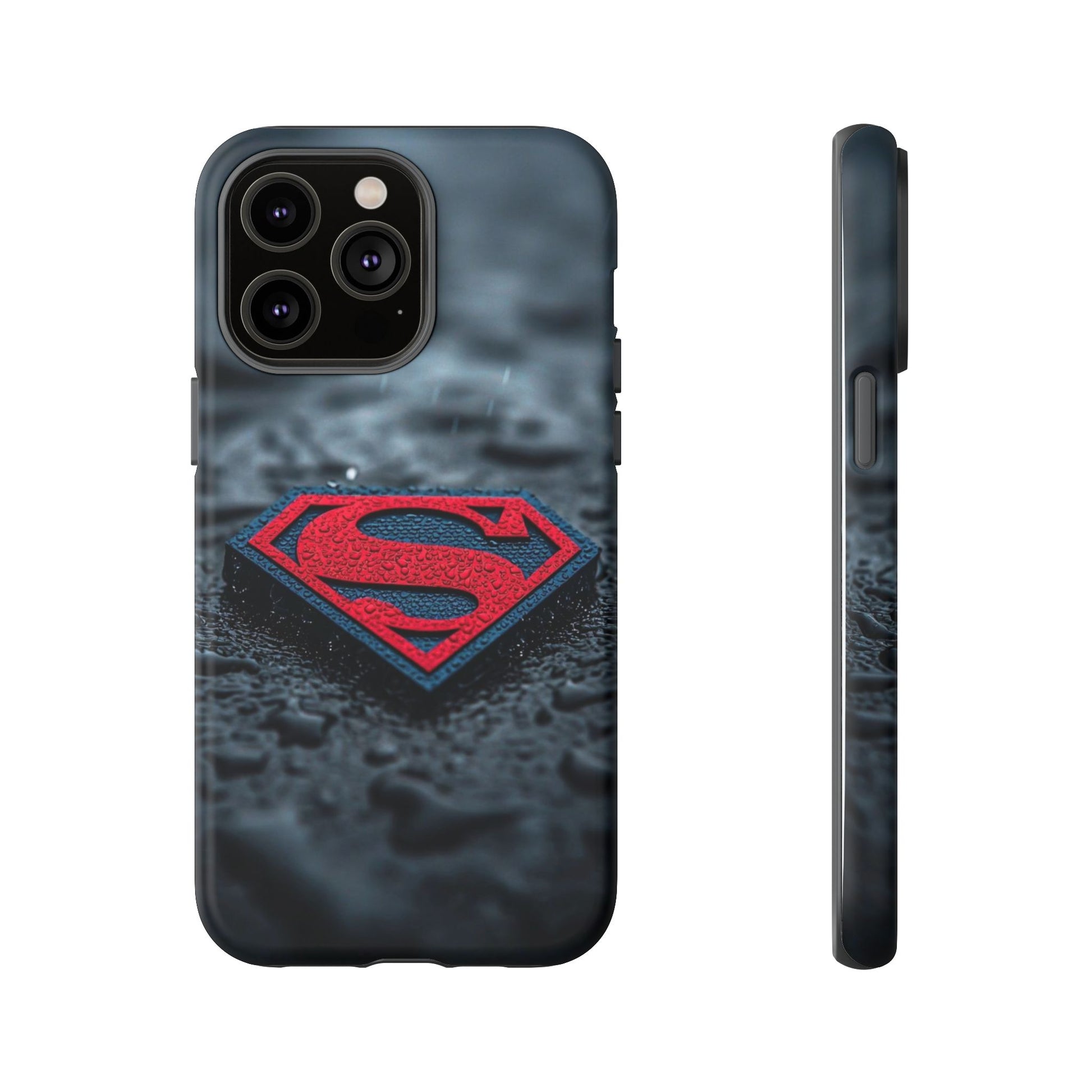 Superman Logo Tough Cases for iPhones, Samsung, and Pixel