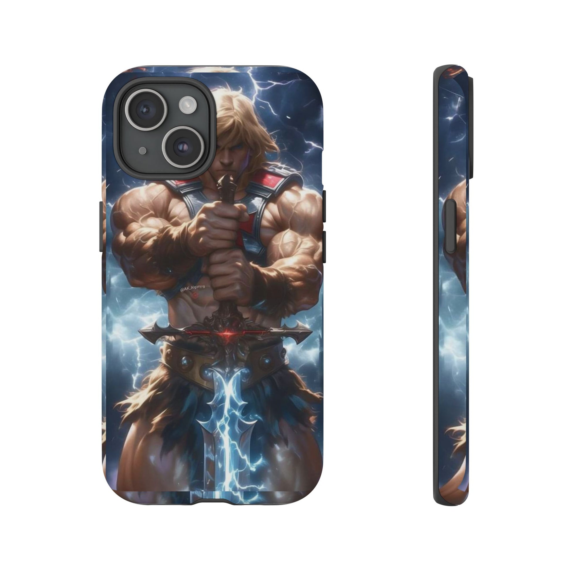 He-Man Masters of the Universe Tough Cases for iPhones, Samsung, and Pixel