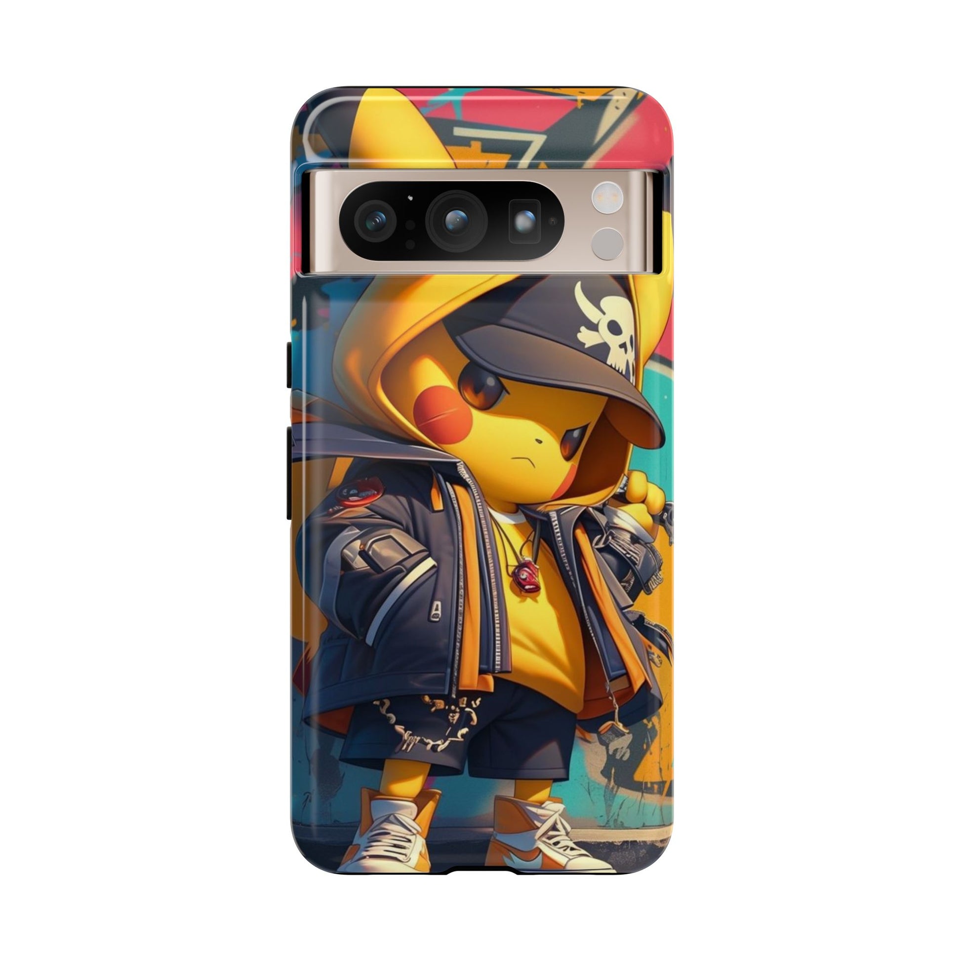 Cute Poke Bear Phone Case, Tough Cases for iPhones, Samsung, and Pixel