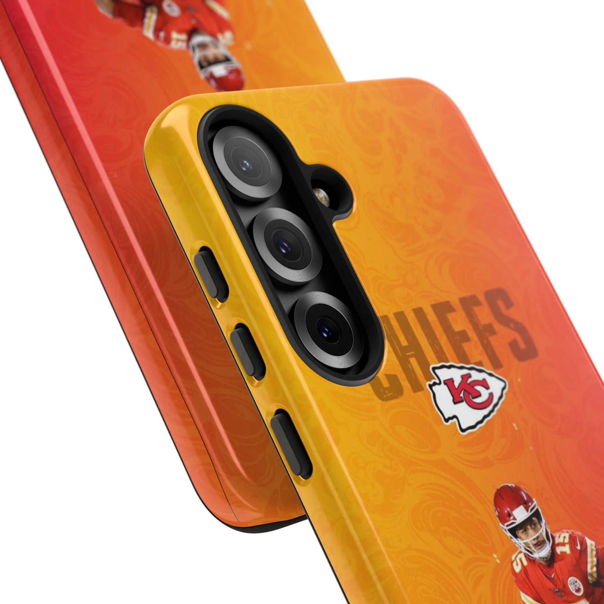 Kansas City Chiefs Patrick Mahomes Football Tough Cases for iPhones, Samsung, and Pixel