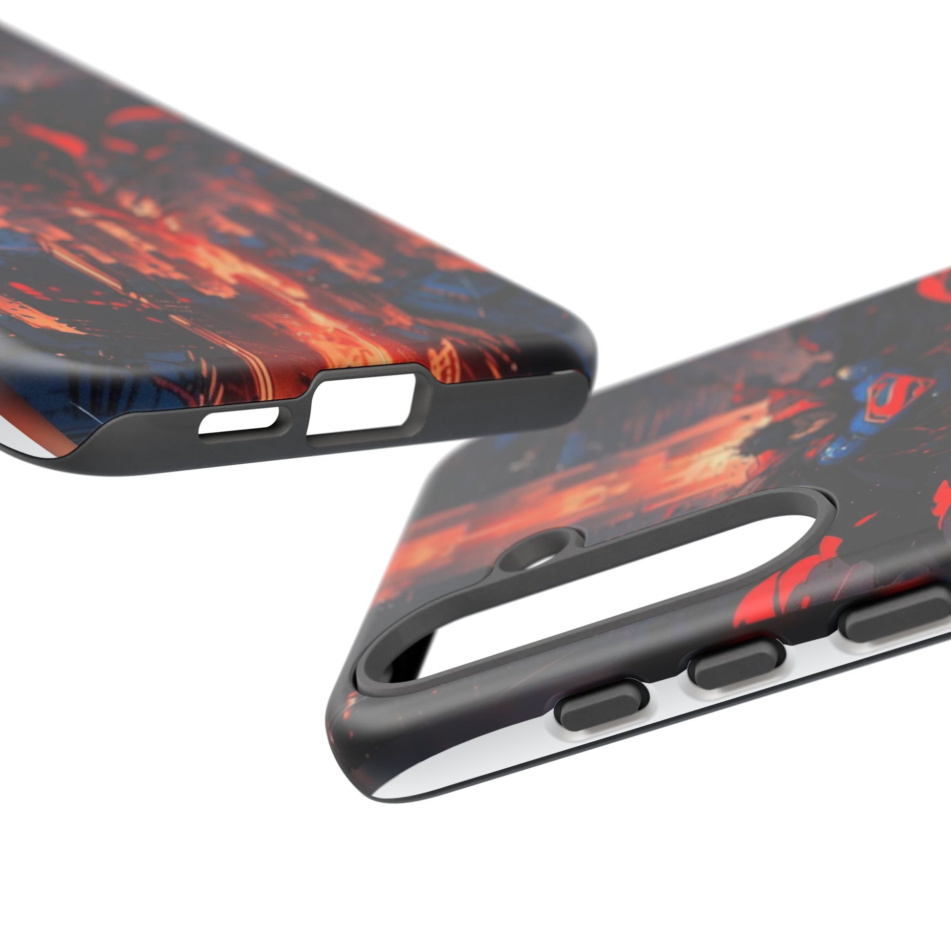 Anime Superman Tough Cases for iPhones, Samsung, and Pixel