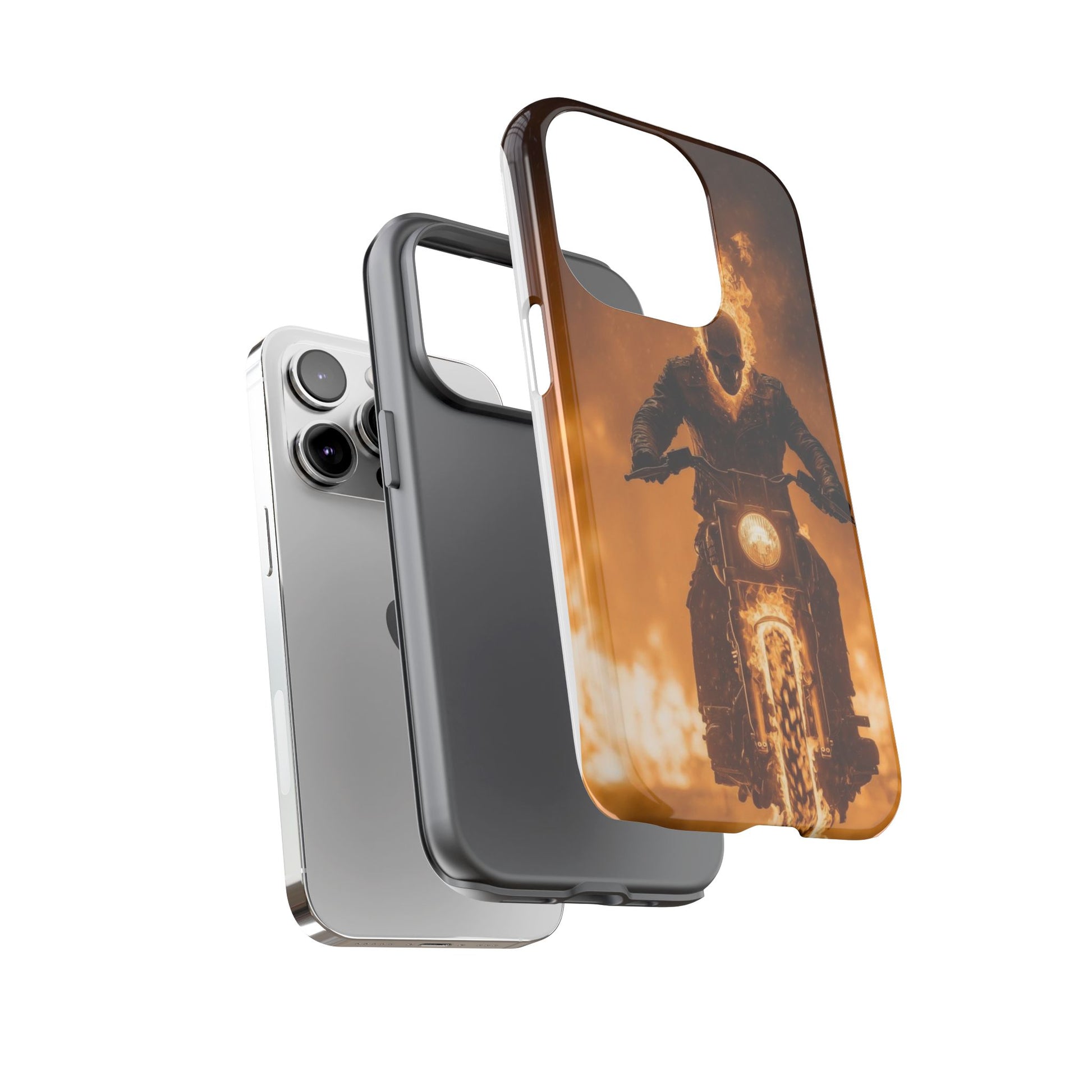 Marvel's Ghostrider Tough Cases for iPhones, Samsung, and Pixel
