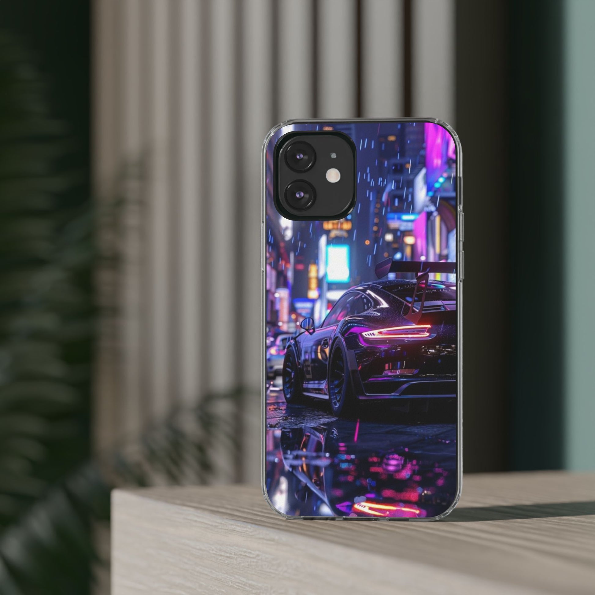 Beautiful Porsche in City Art Iphone, Samsung case