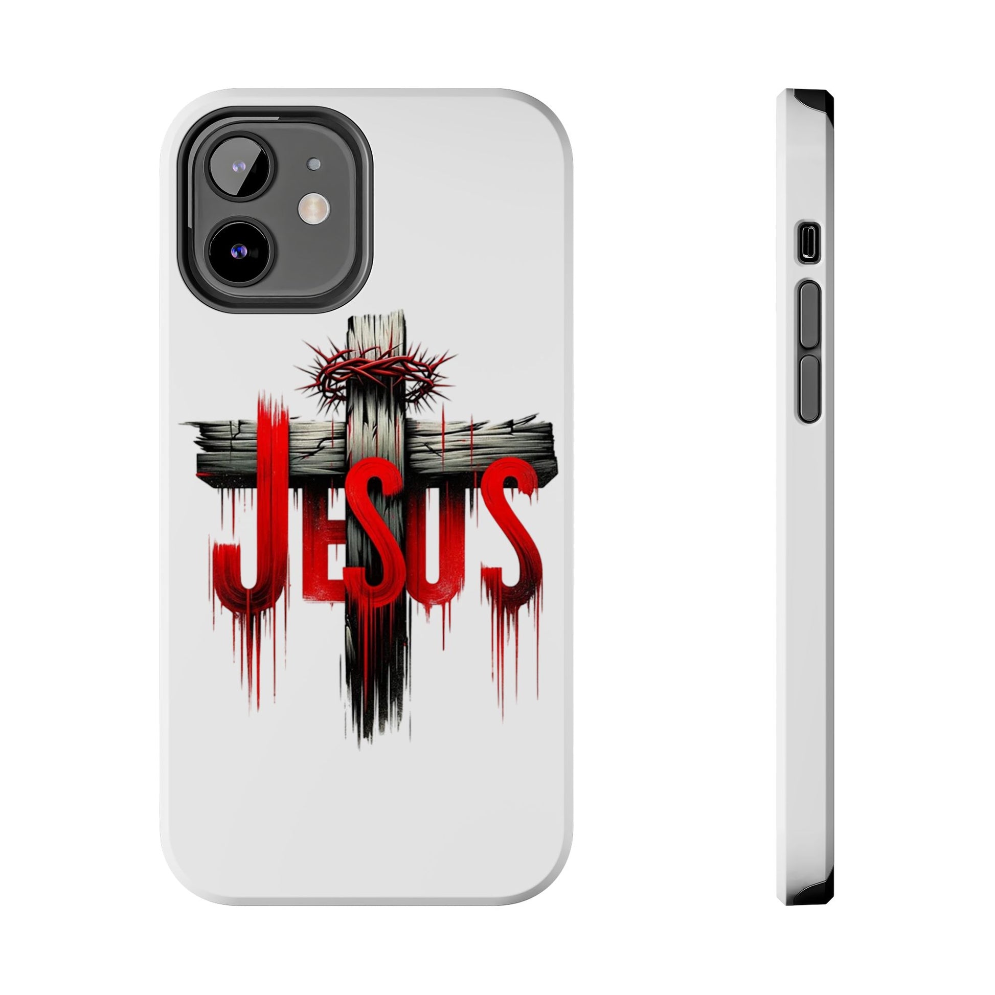 Jesus Cross and Crown Christian Theme Phone Cases for iPhones & Samsung Phones