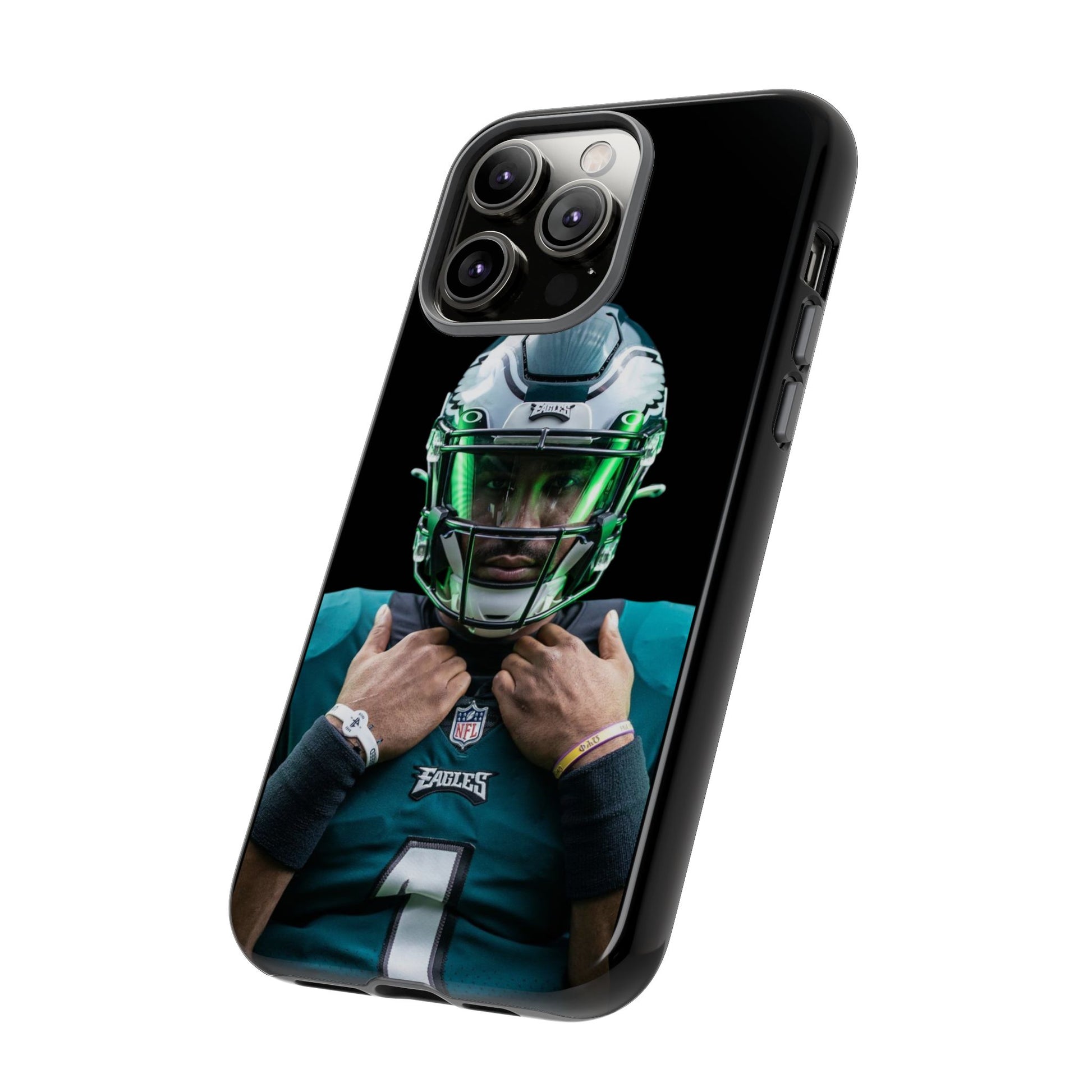 Eagles Football Jalen Hurts Tough Cases for iPhones, Samsung, and Pixel