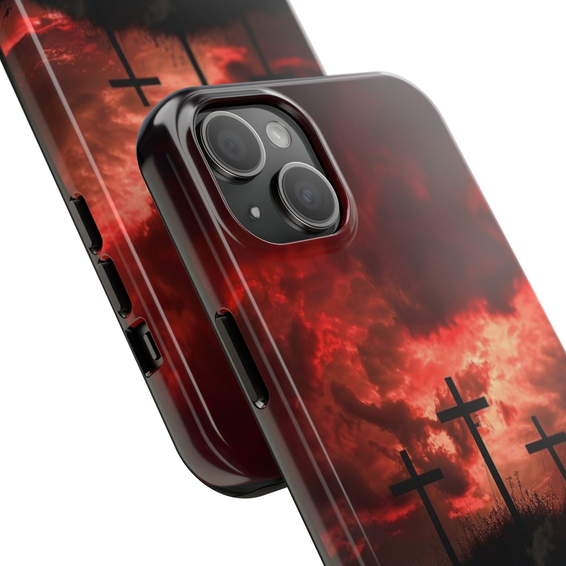 Crosses at Golgotha Christian Cases for iPhones & Samsung Phones