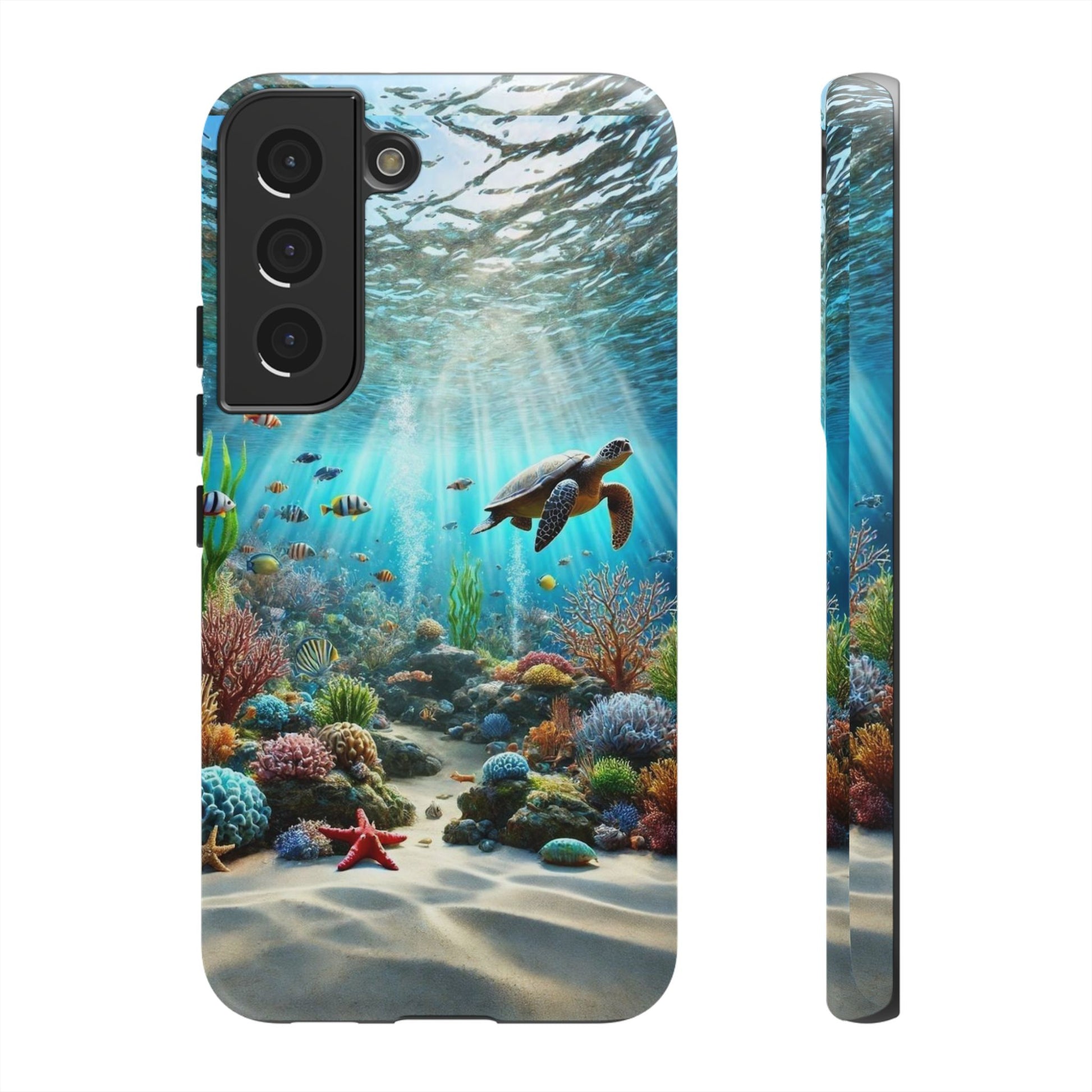 Under Sea Landscape Tough Cases for iPhones, Samsung, and Pixel