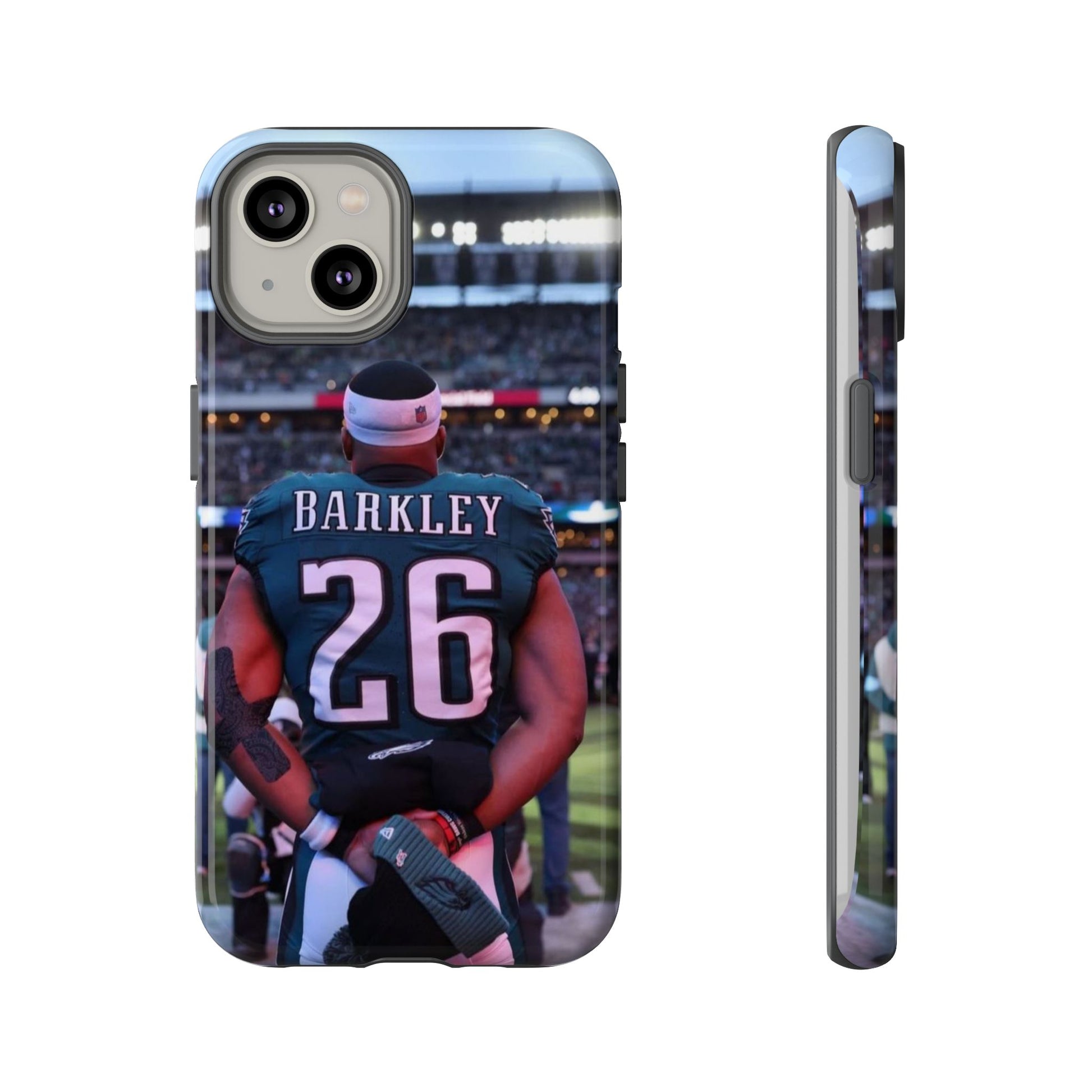 Eagles Football Saquon Barkley Tough Cases for iPhones, Samsung, and Pixel