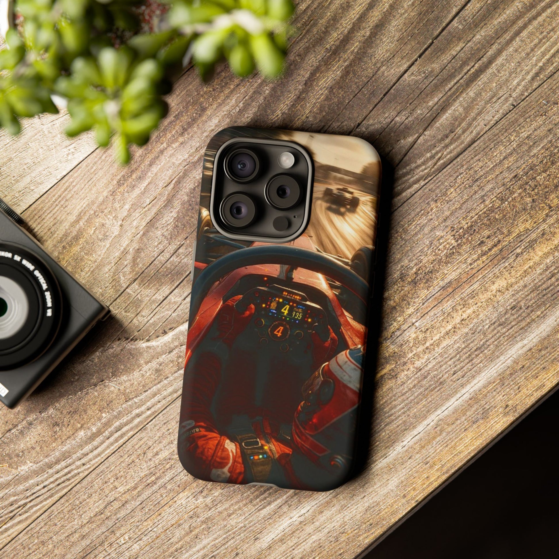 Formula 1 Cockpit Phone Case, Tough Cases for iPhones, Samsung, and Pixel