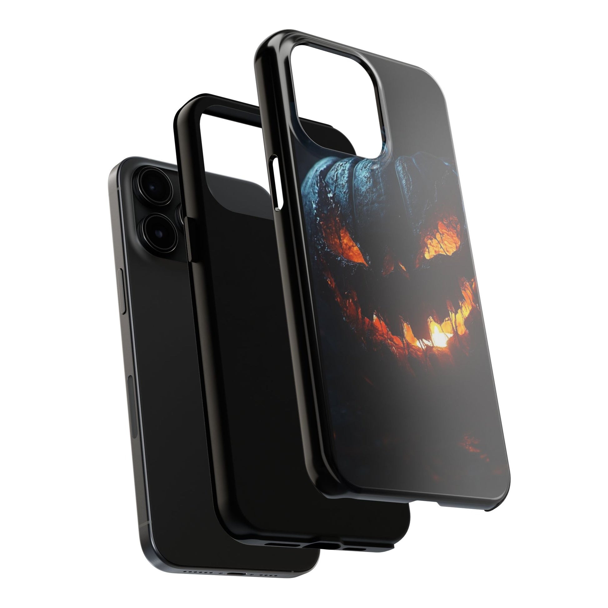 Scary Pumpkin Halloween Theme Phone Cases for iPhones & Samsung Phones