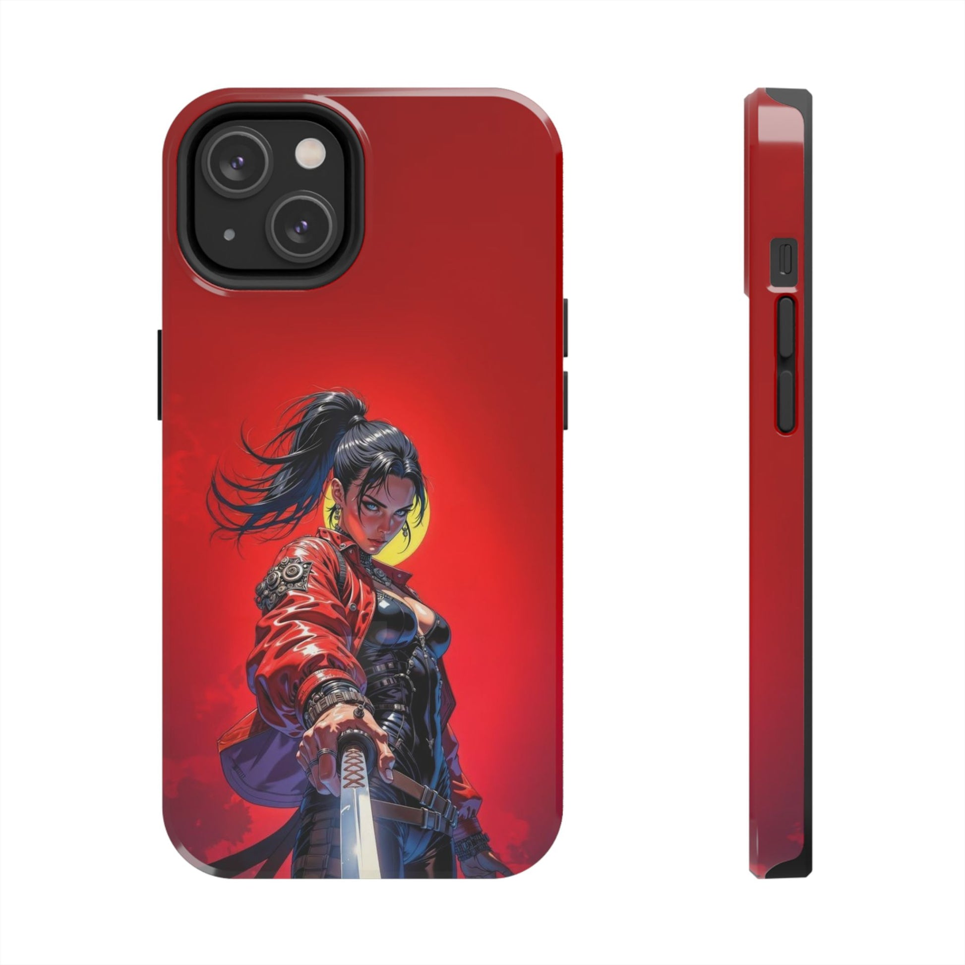 Ninja Girl Anime Inspired Phone Cases for Iphones & Samsung Phones