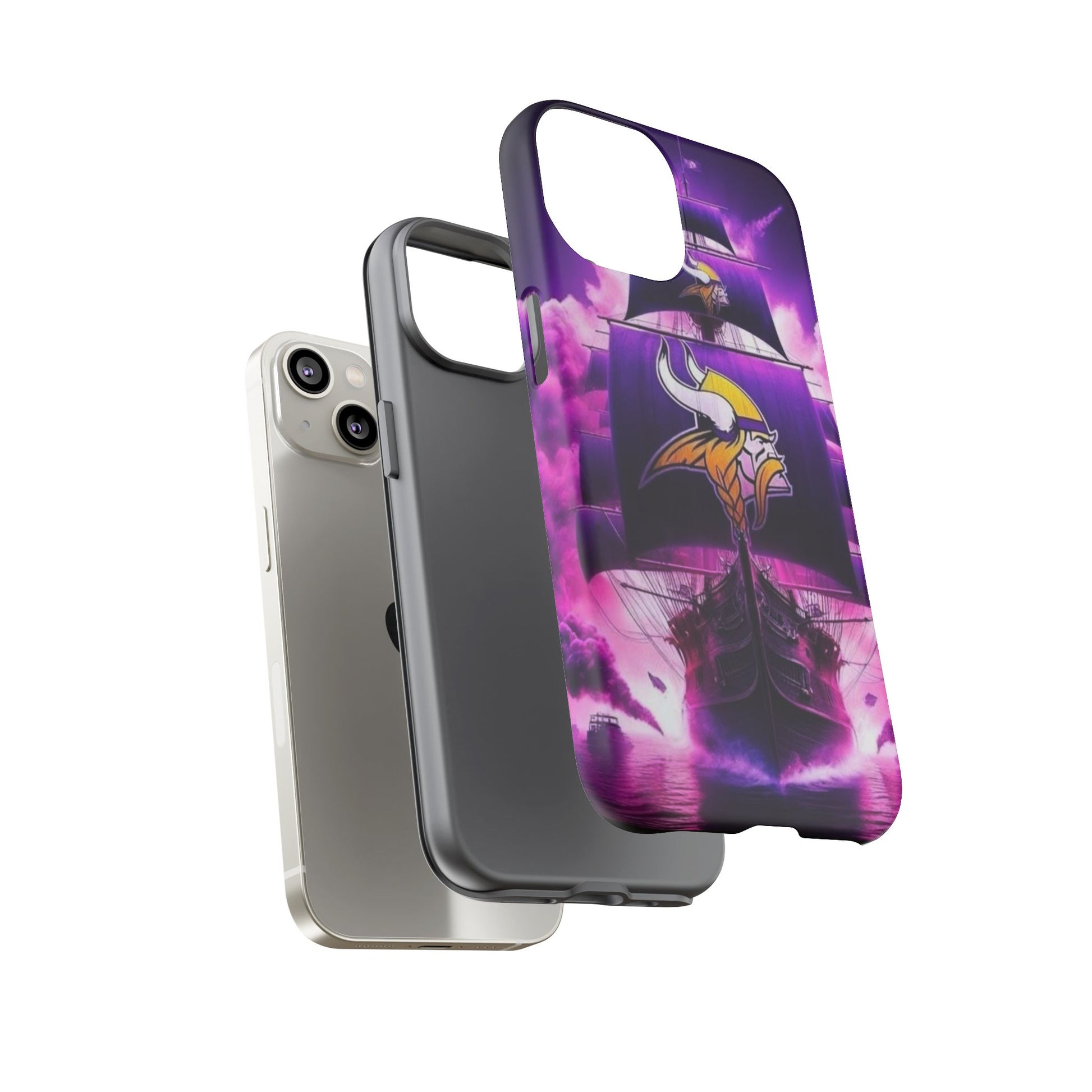 Minnesota Vikings Ship Football Phone Case, Tough Cases for iPhones, Samsung, and Pixel