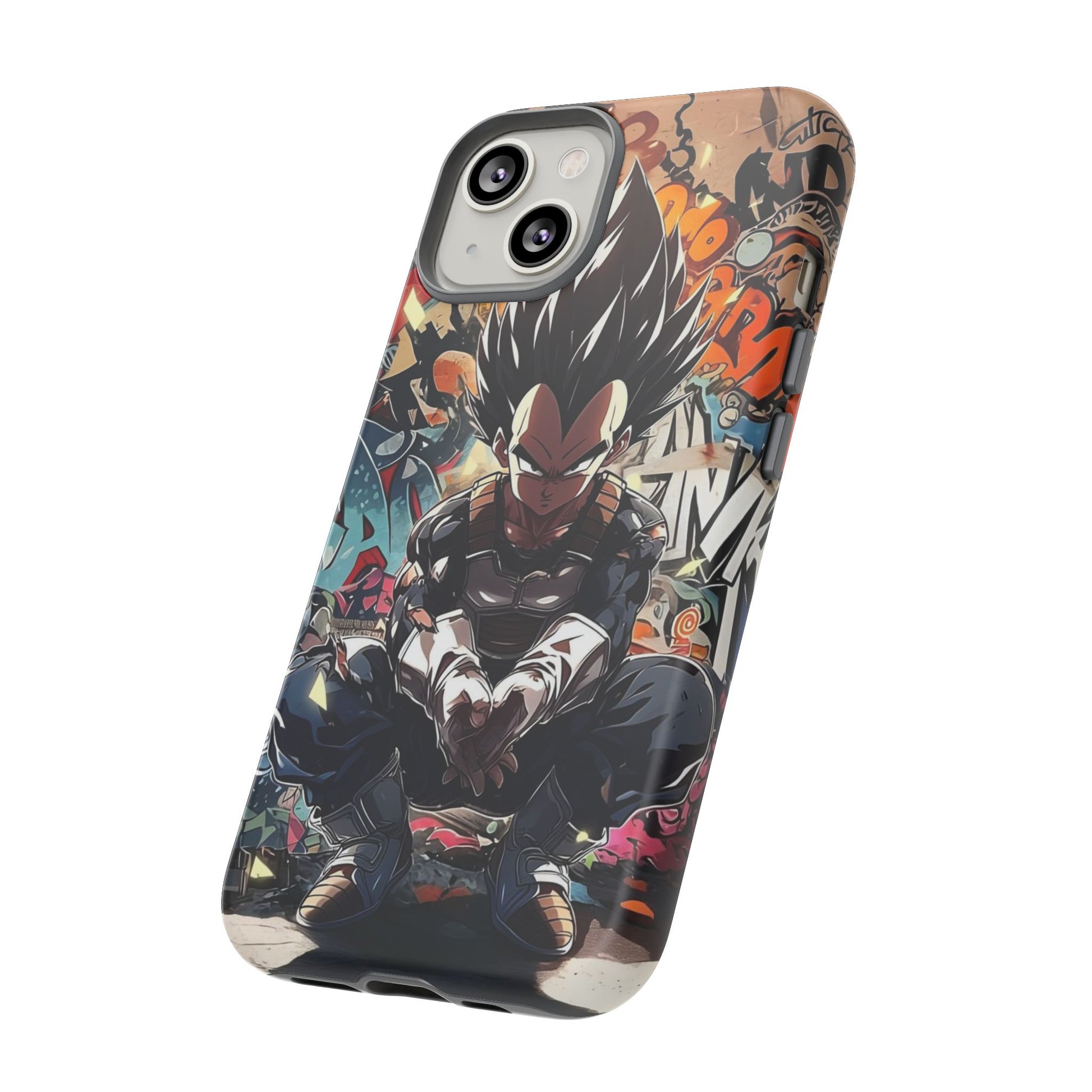 Anime Vegeta Dragon ball Z Tough Cases for iPhones, Samsung, and Pixel