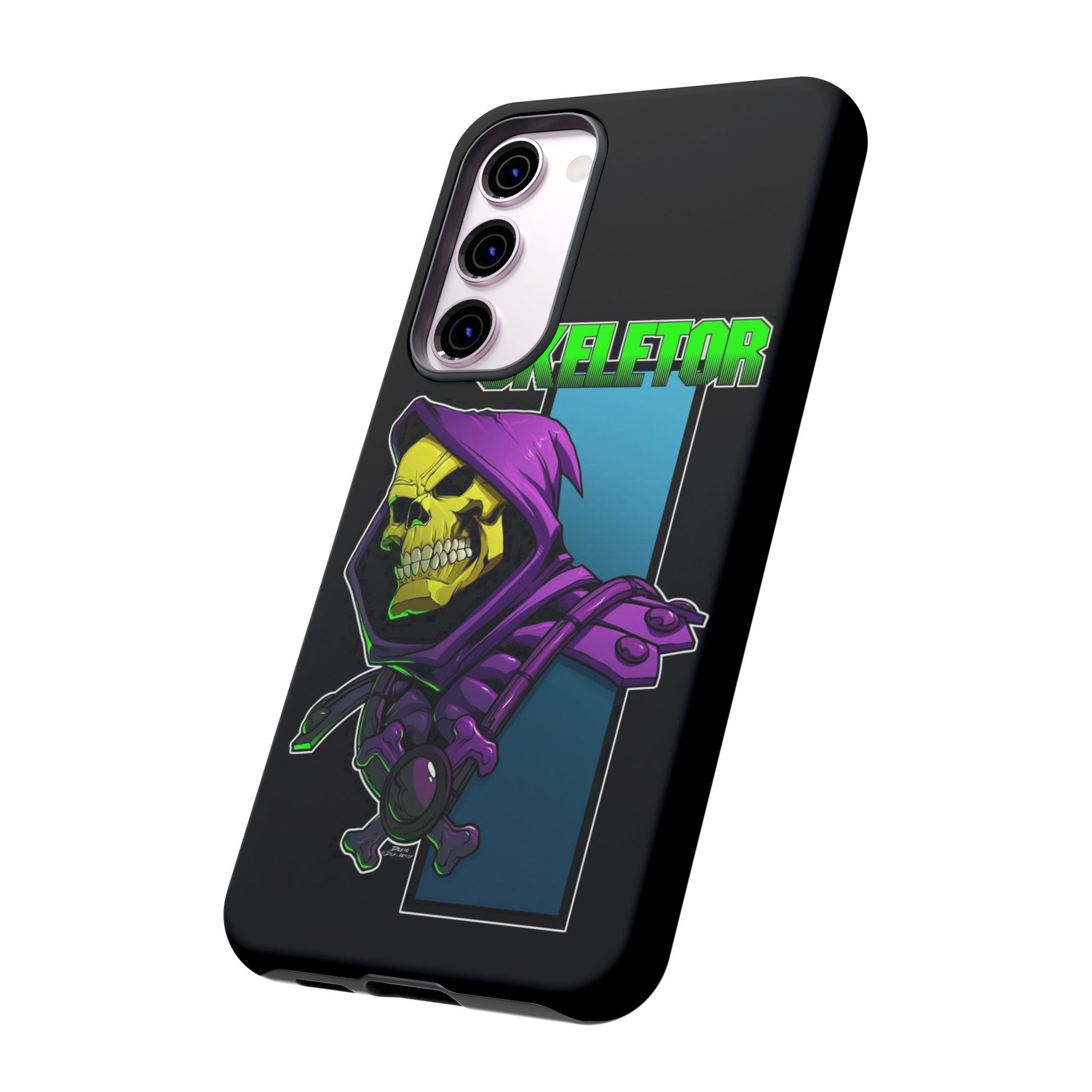 Skeletor Tough Cases for iPhones, Samsung, and Pixel