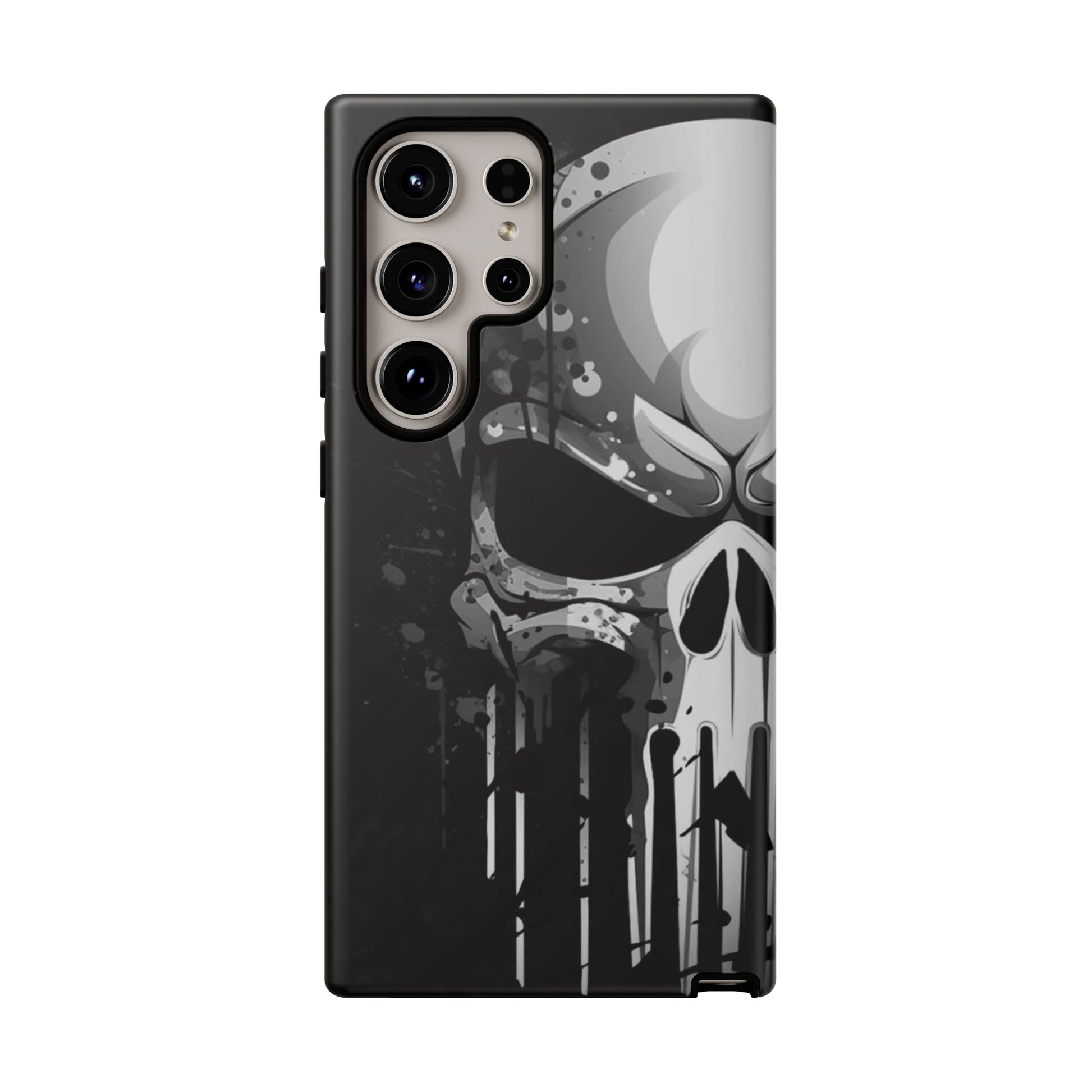 Punisher Skull Tough Cases for iPhones, Samsung, and Pixel