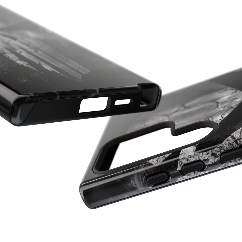 The Punisher Logo Art Tough Cases for iPhones, Samsung, and Pixel