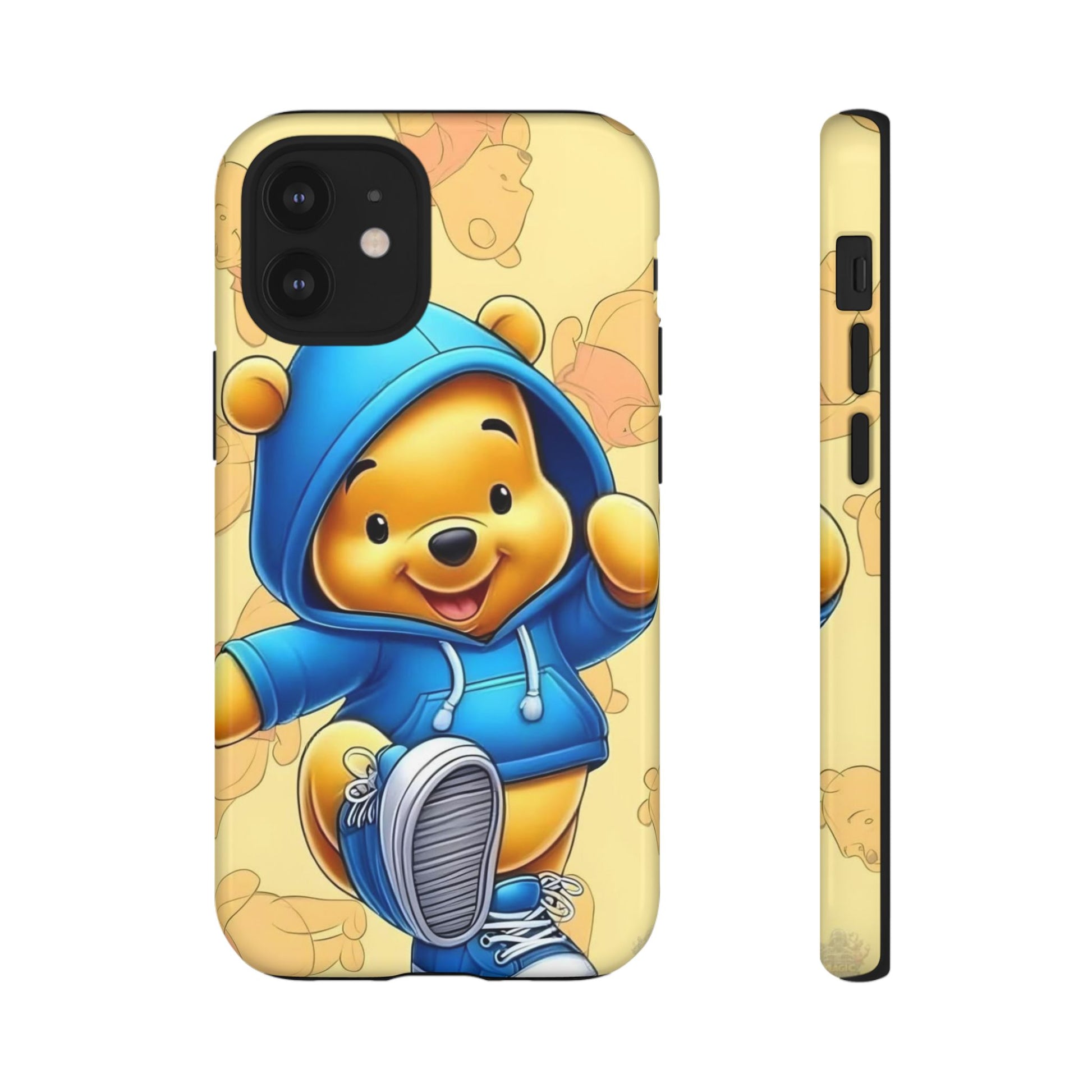 Cute Pooh Bear Phone Case, Tough Case