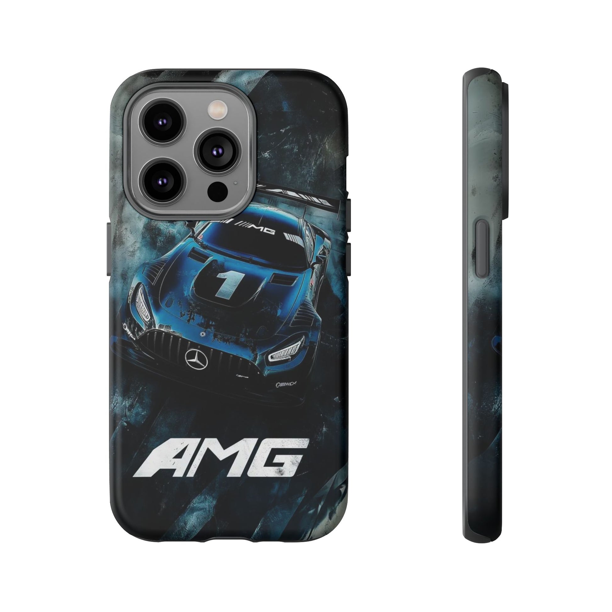 Mercedes AMG Racing Car Tough Cases for iPhones, Samsung, and Pixel