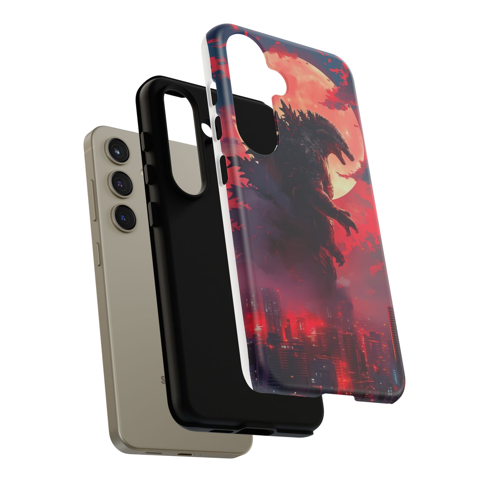 King of Monsters Godzilla Tough Phone Cases for iPhones, Samsung, and Pixel