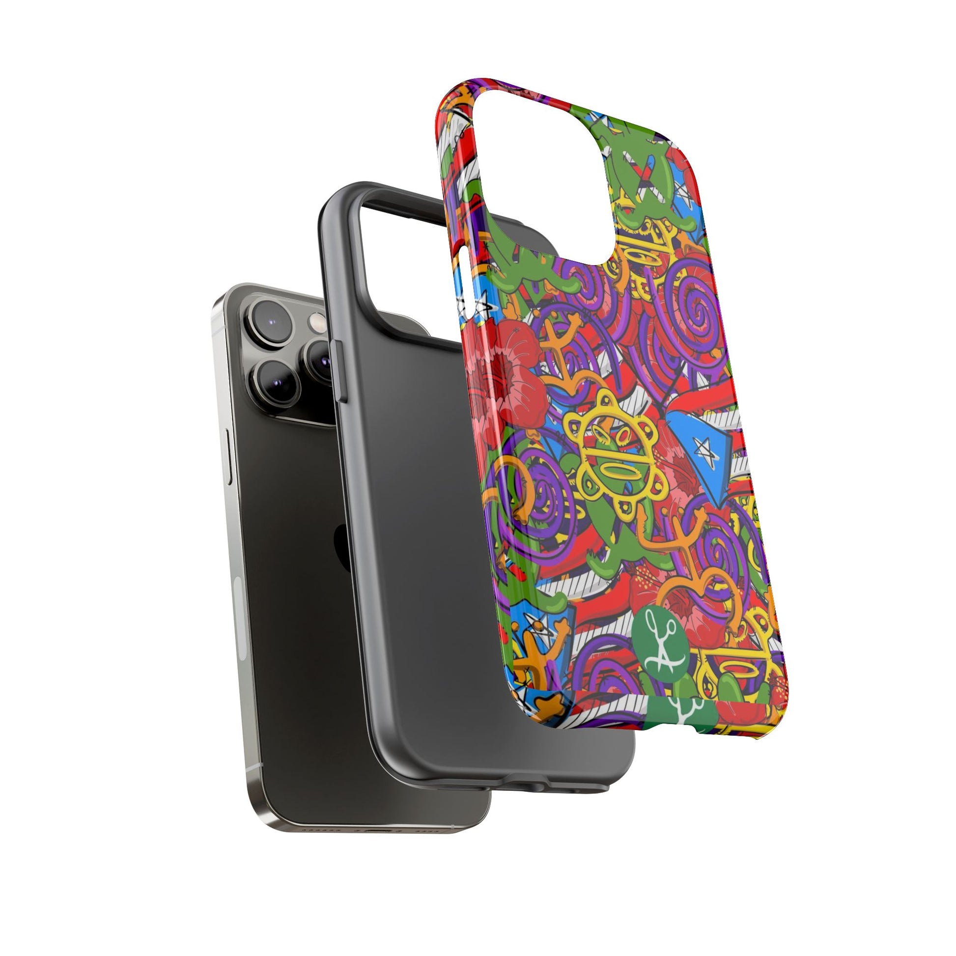 Puerto Rico Taino Tribal Art Tough Cases for iPhones, Samsung, and Pixel