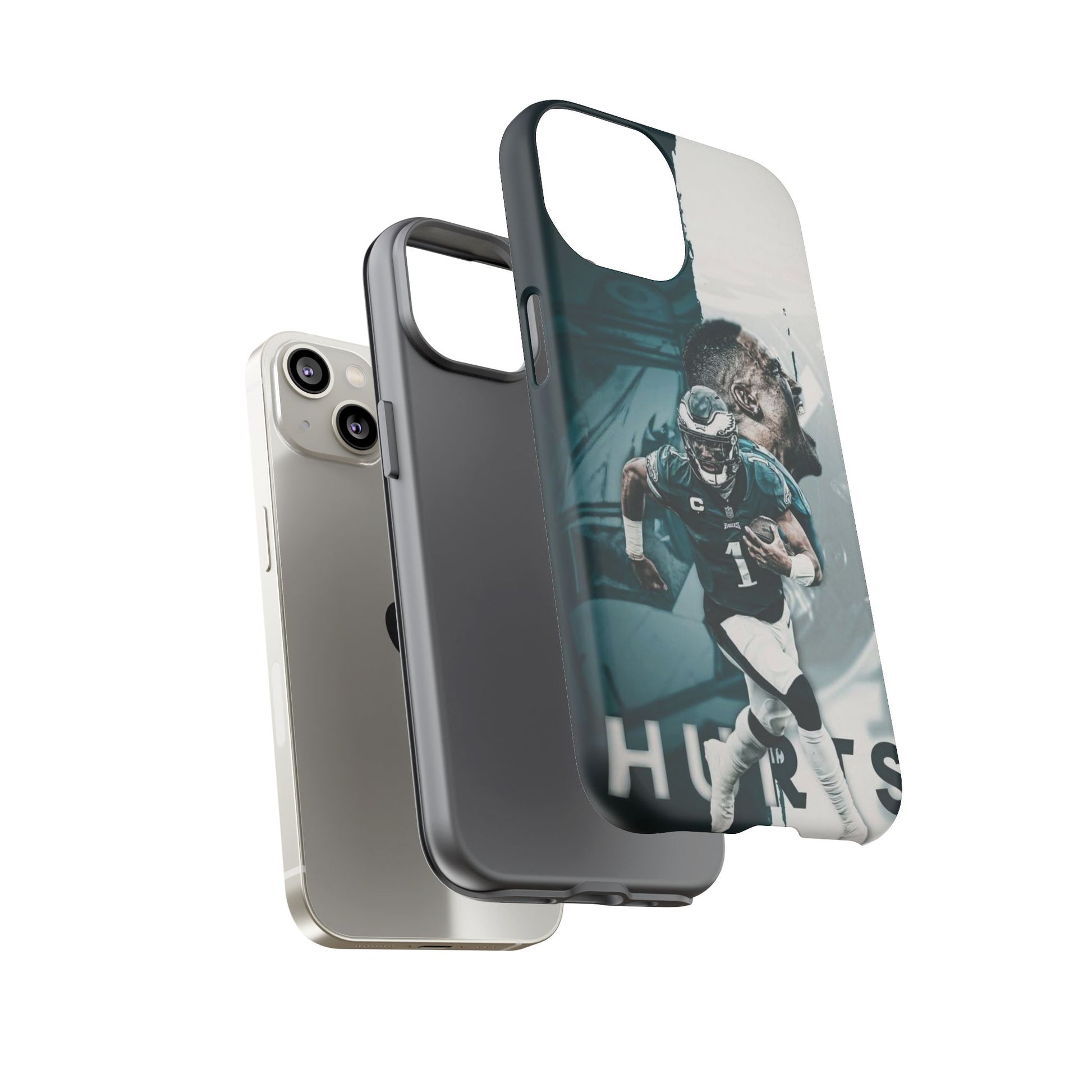 Jalen Hurts Eagles Football Tough Cases for iPhones, Samsung, and Pixel