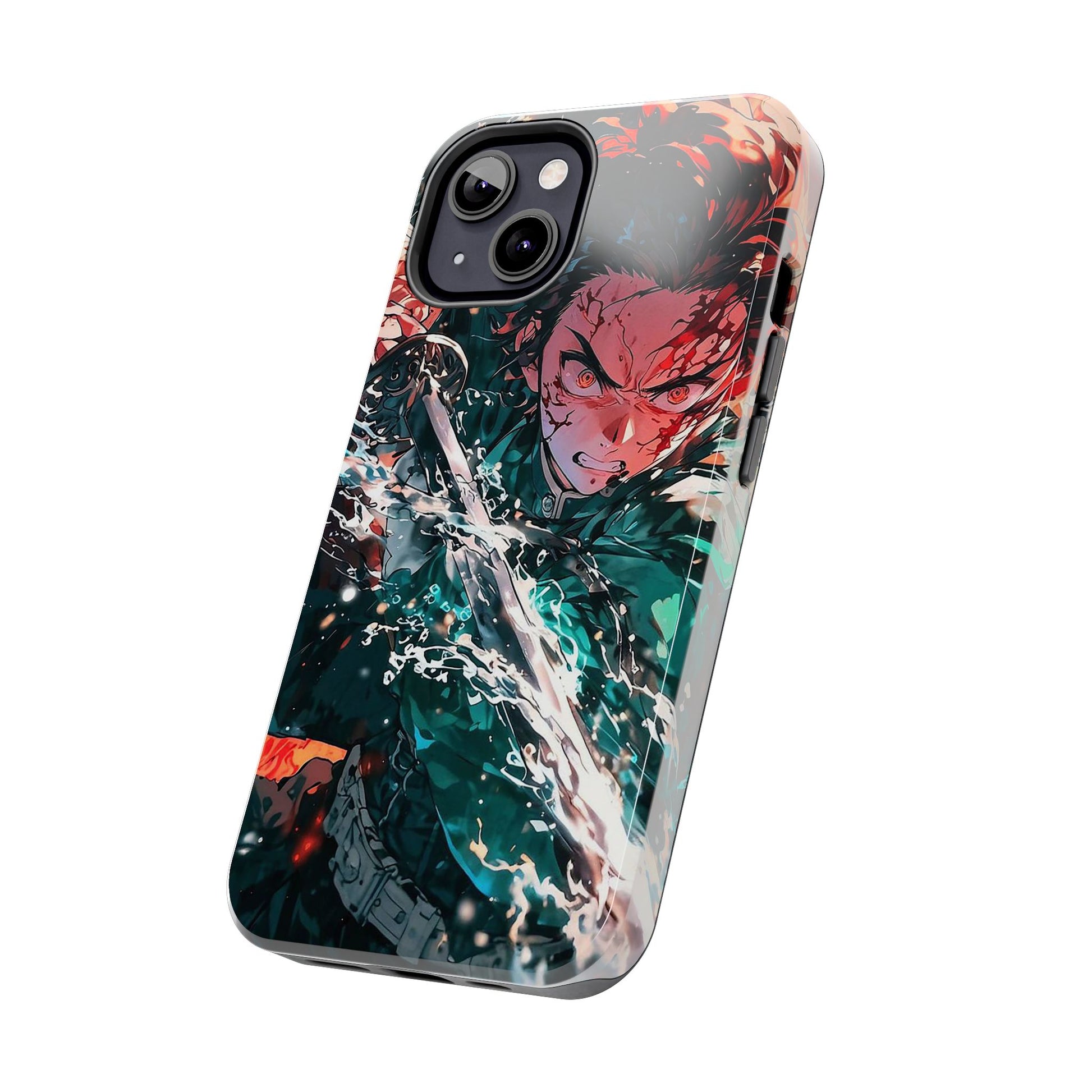 Demon Slayer Tanjiro Art Phone Case for iPhone & Samsung Galaxy Phones