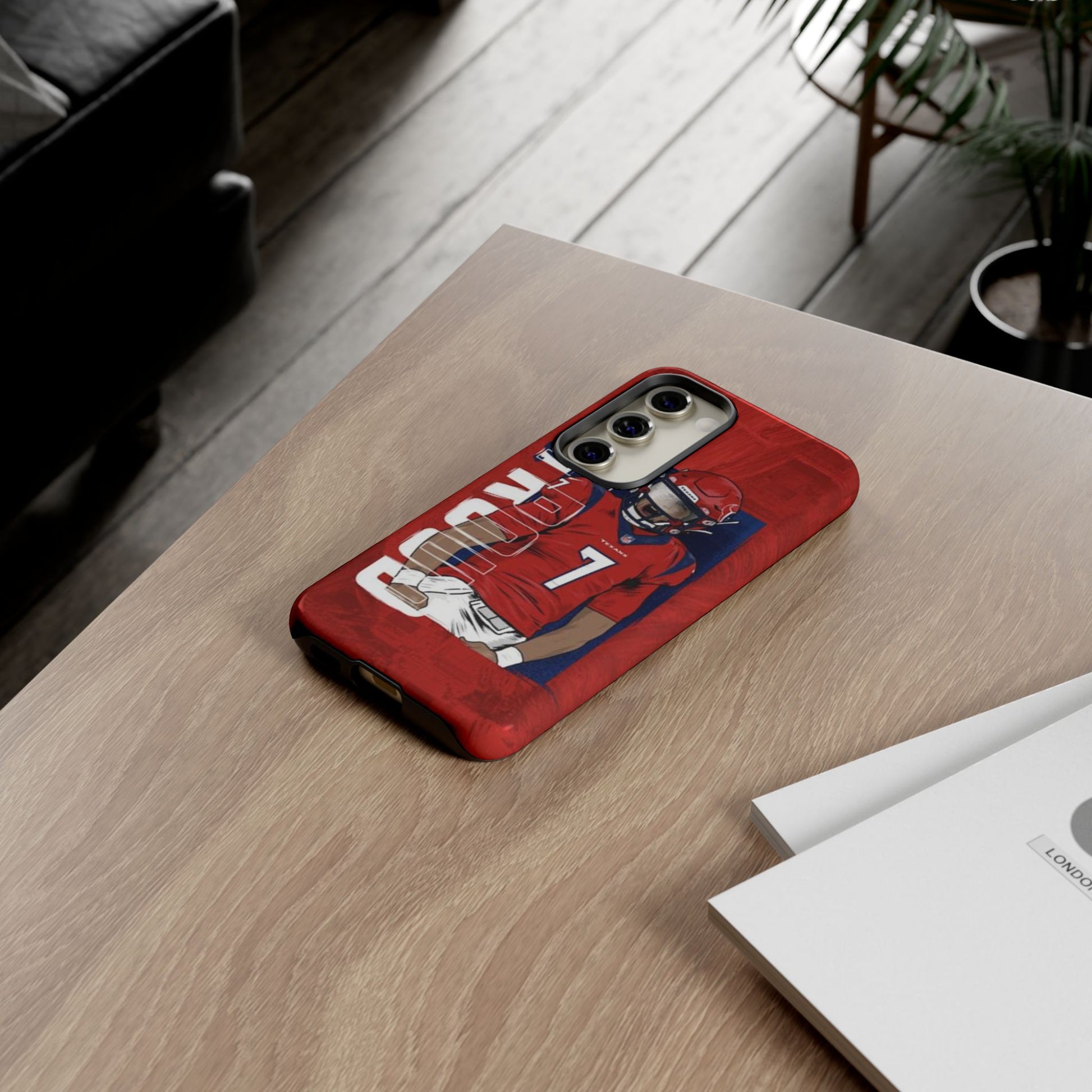 Houston Texans Football CJ Stroud Tough Cases for iPhones, Samsung, and Pixel
